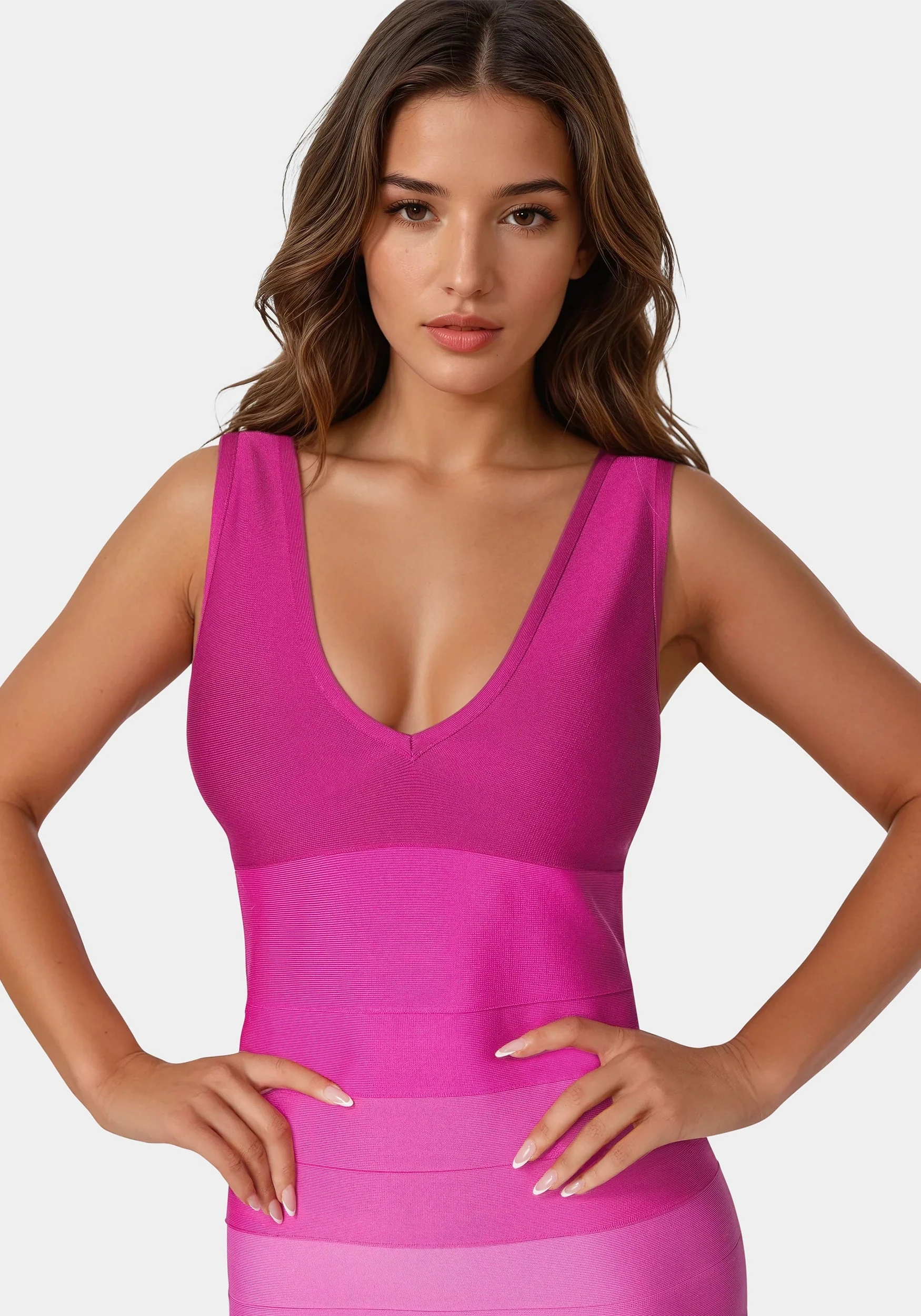 Ombre Bandage Midi Dress - Image 4