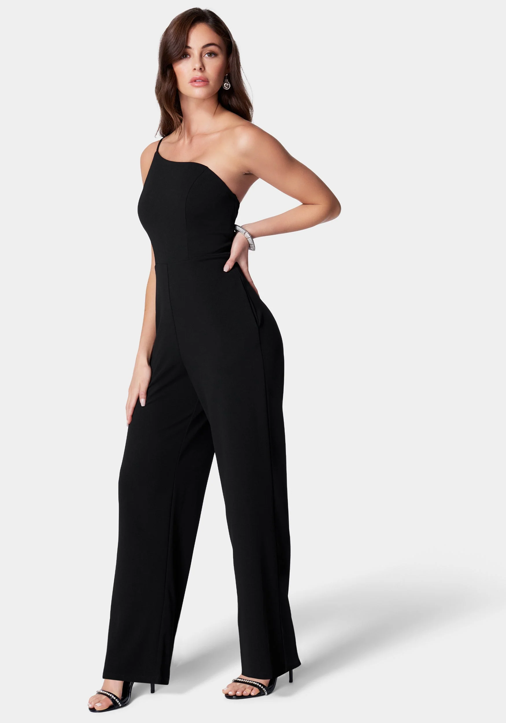 One Shoulder Core Jumpsuit - Image 2