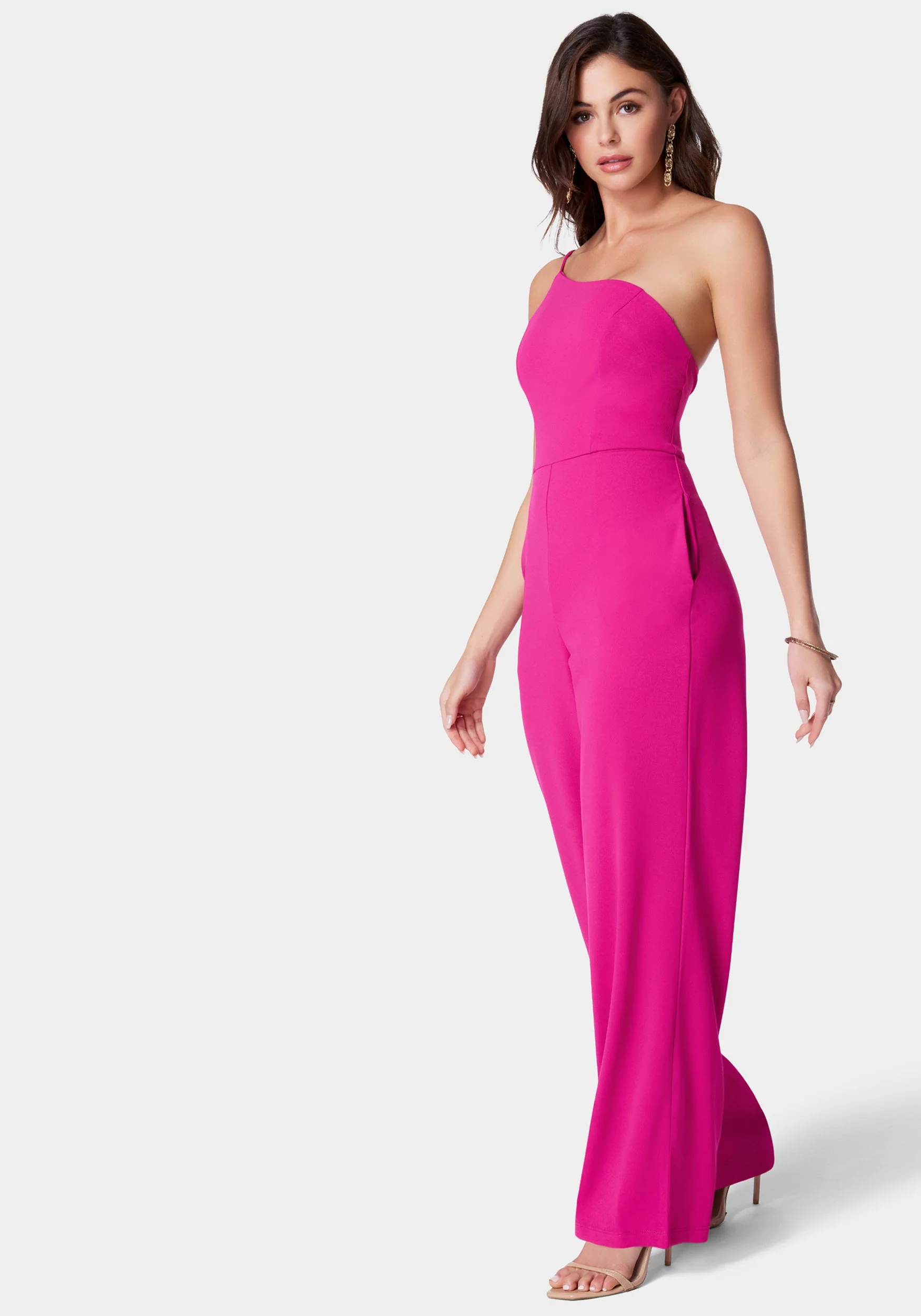 One Shoulder Core Jumpsuit - Image 2