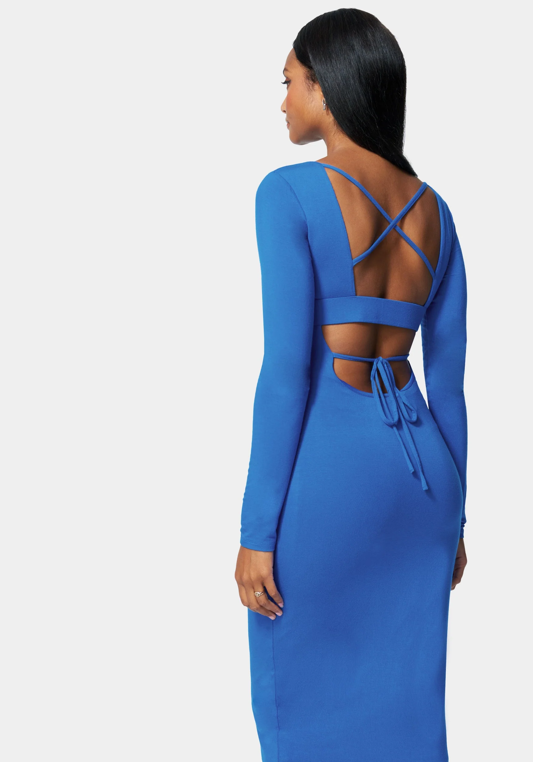 Open Back Ankle Dress - Image 2