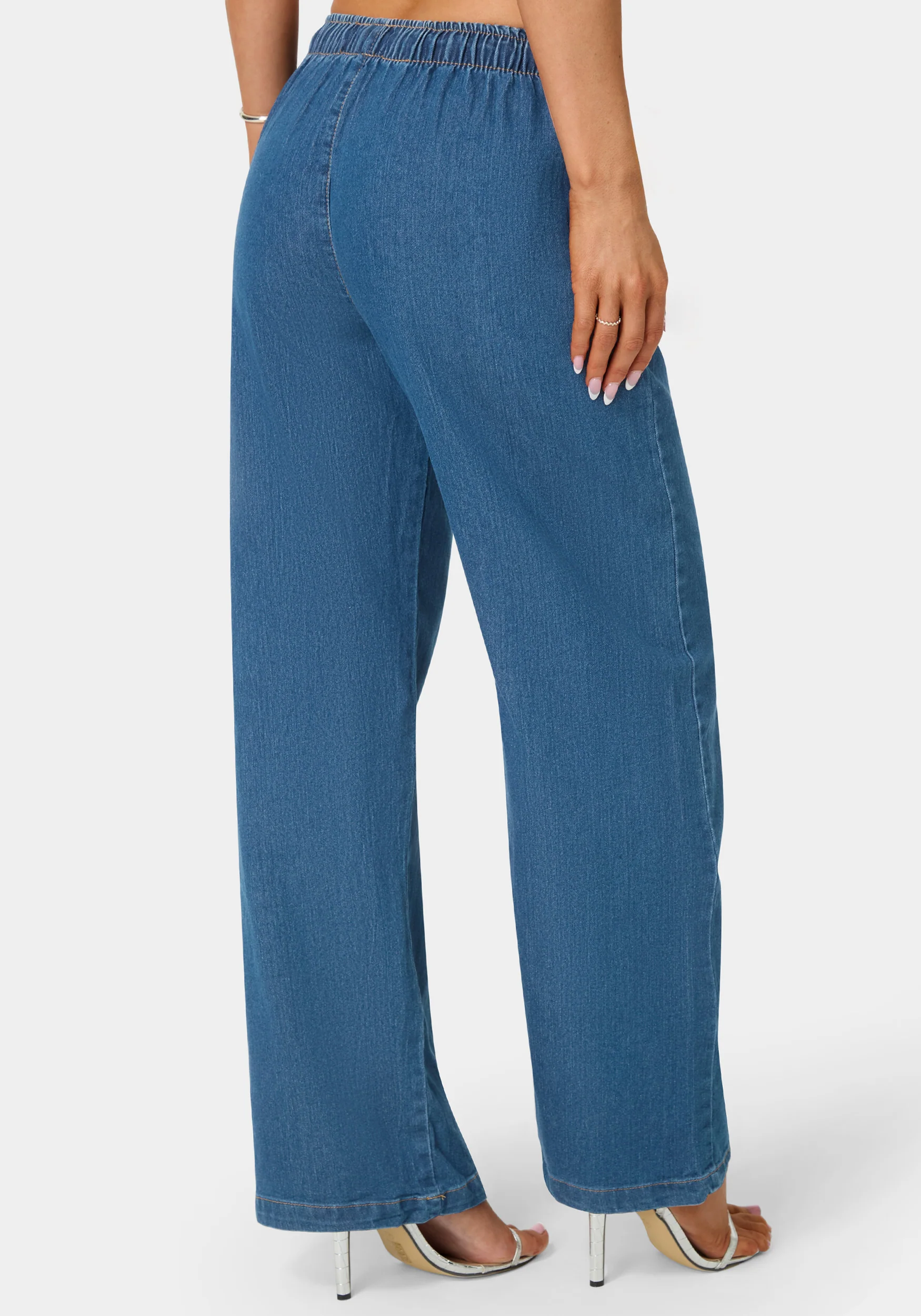 Open Leg Chambray Pant - Image 4