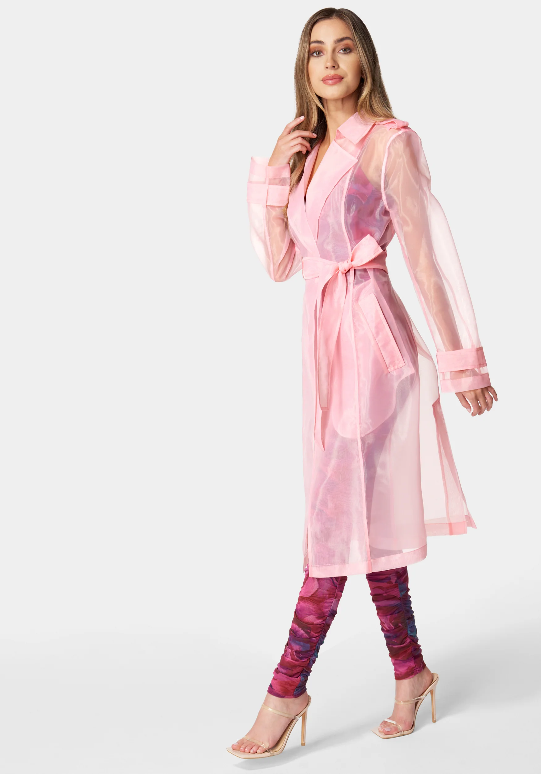 Organza Trench Coat - Image 2