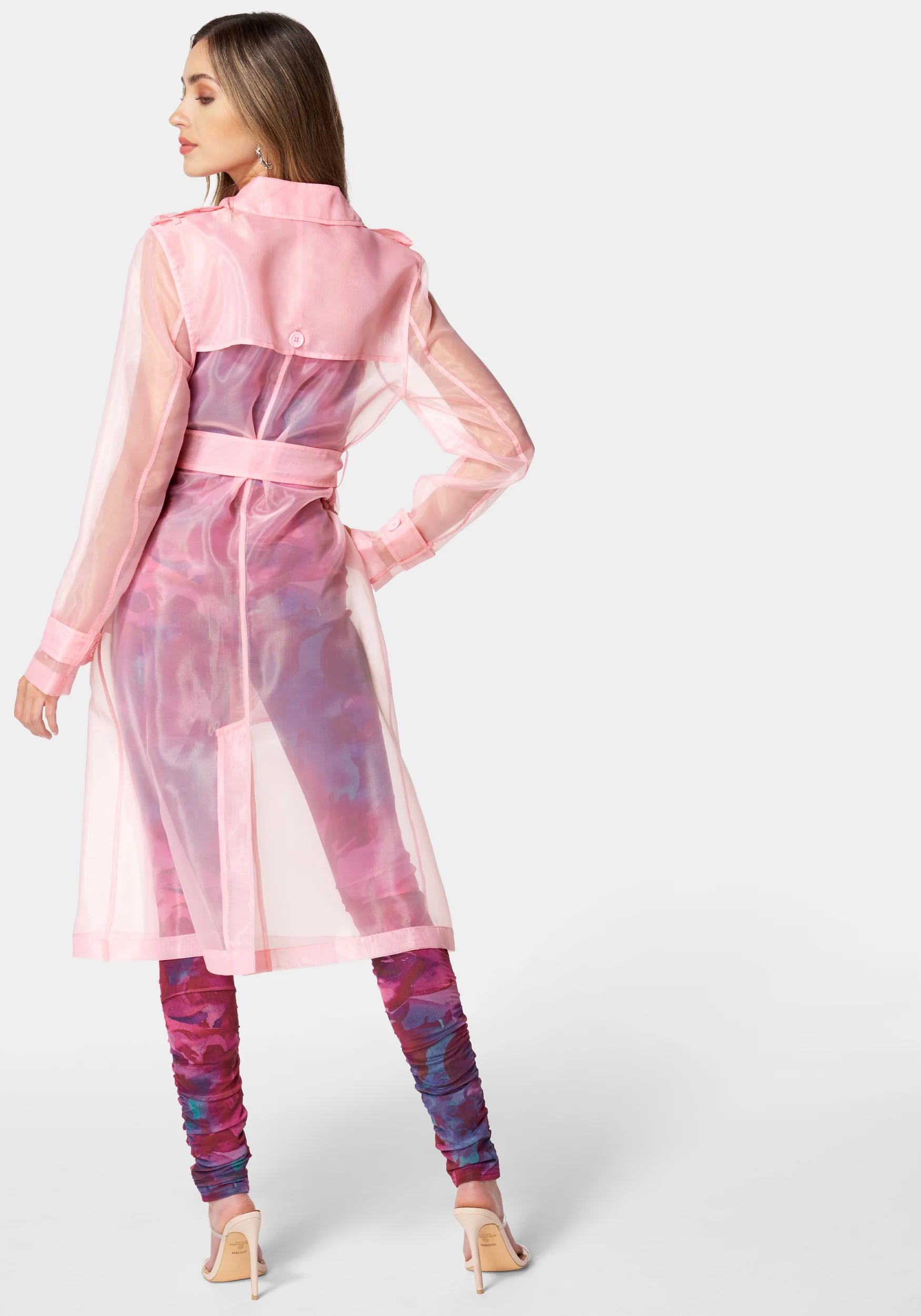 Organza Trench Coat - Image 3