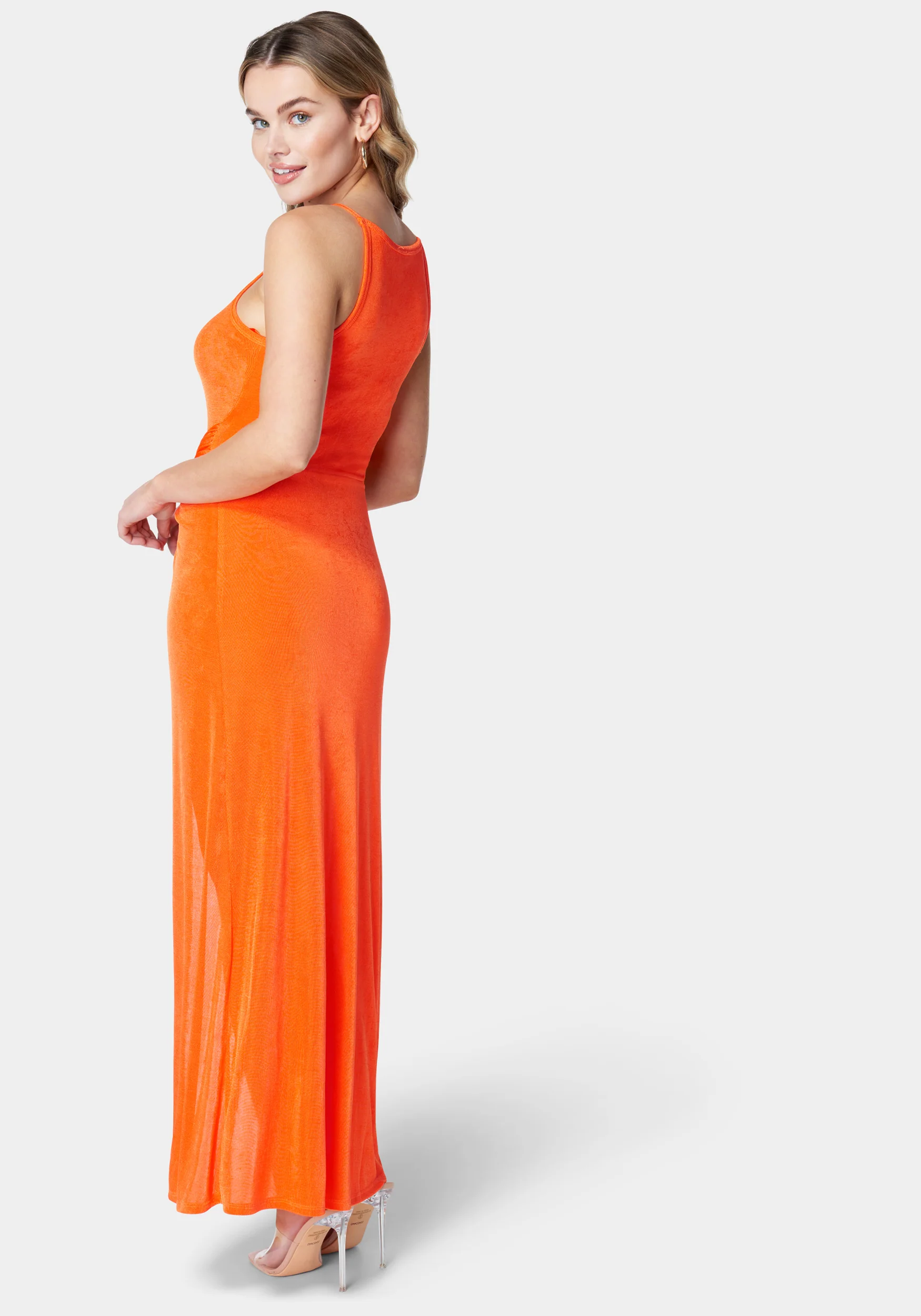 Overlay Slinky Knit Dress - Image 3
