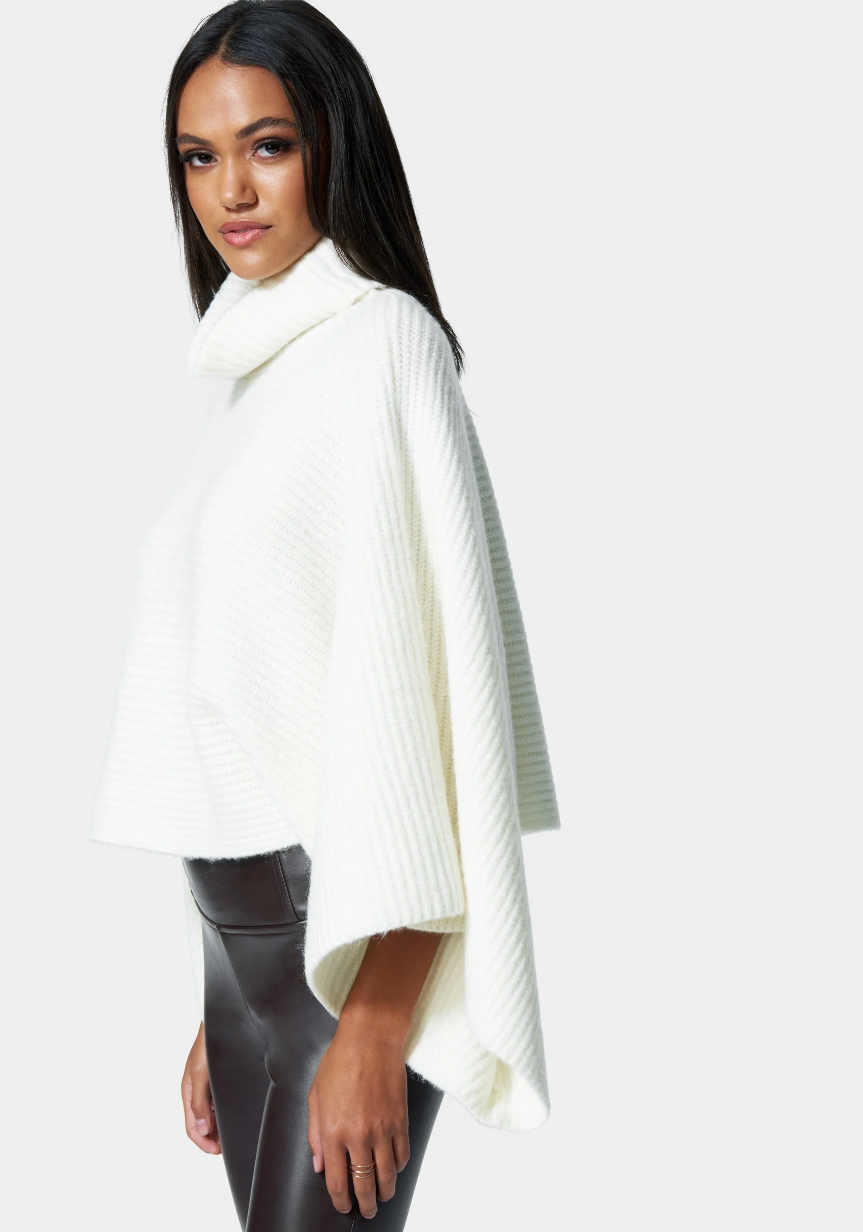 Oversized Mock Neck Sweater - Image 2