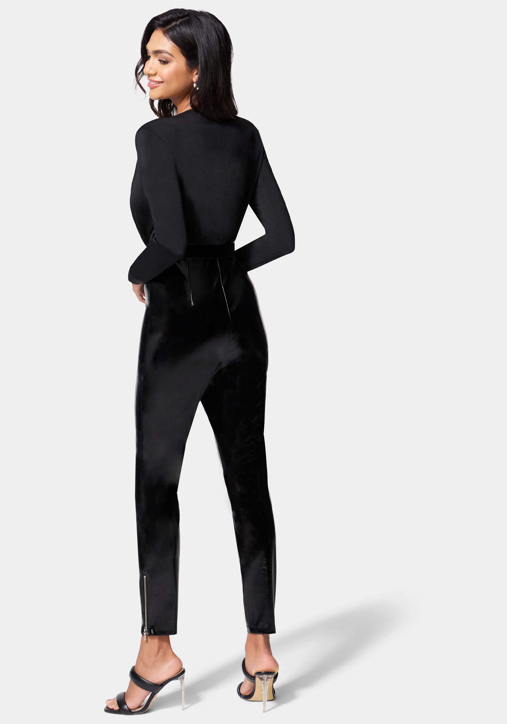 Patent Pant Catsuit - Image 3