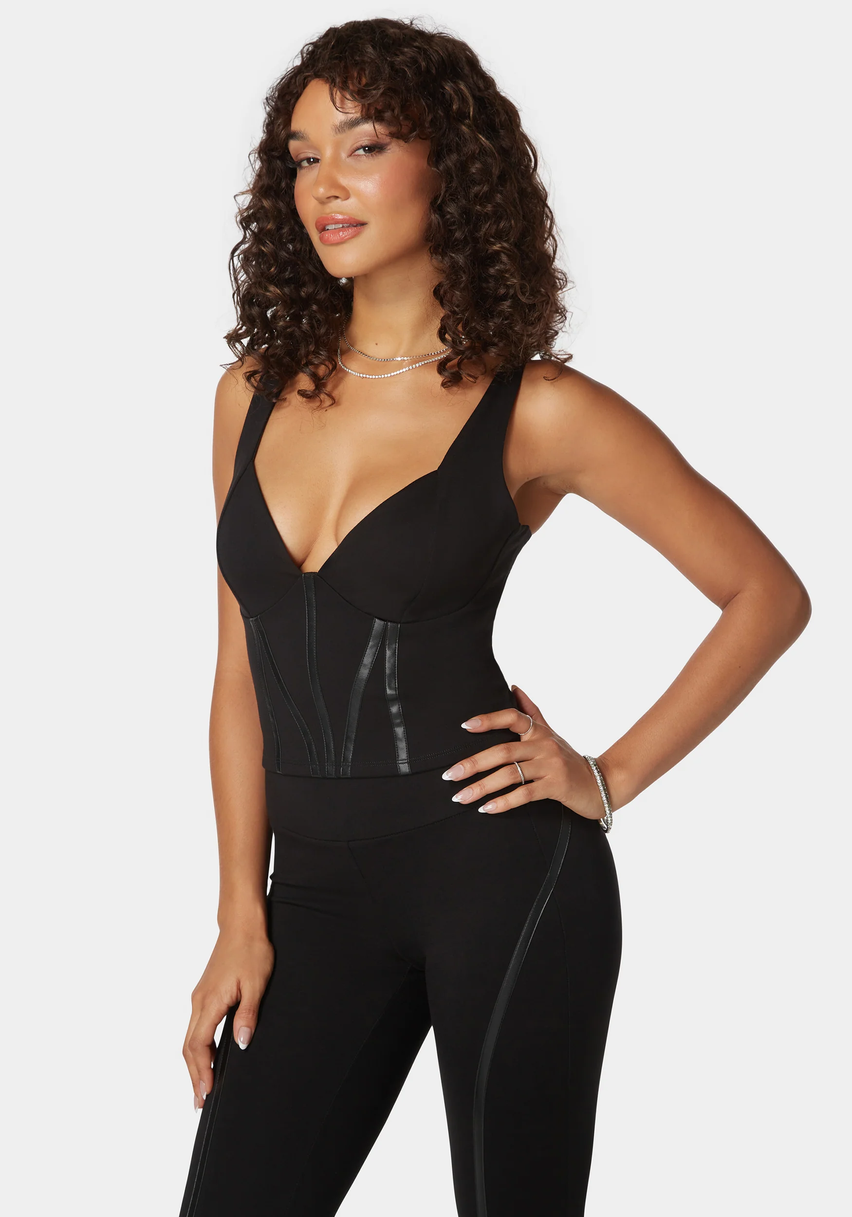 Pdr Combo Vegan Leather Corset - Image 2
