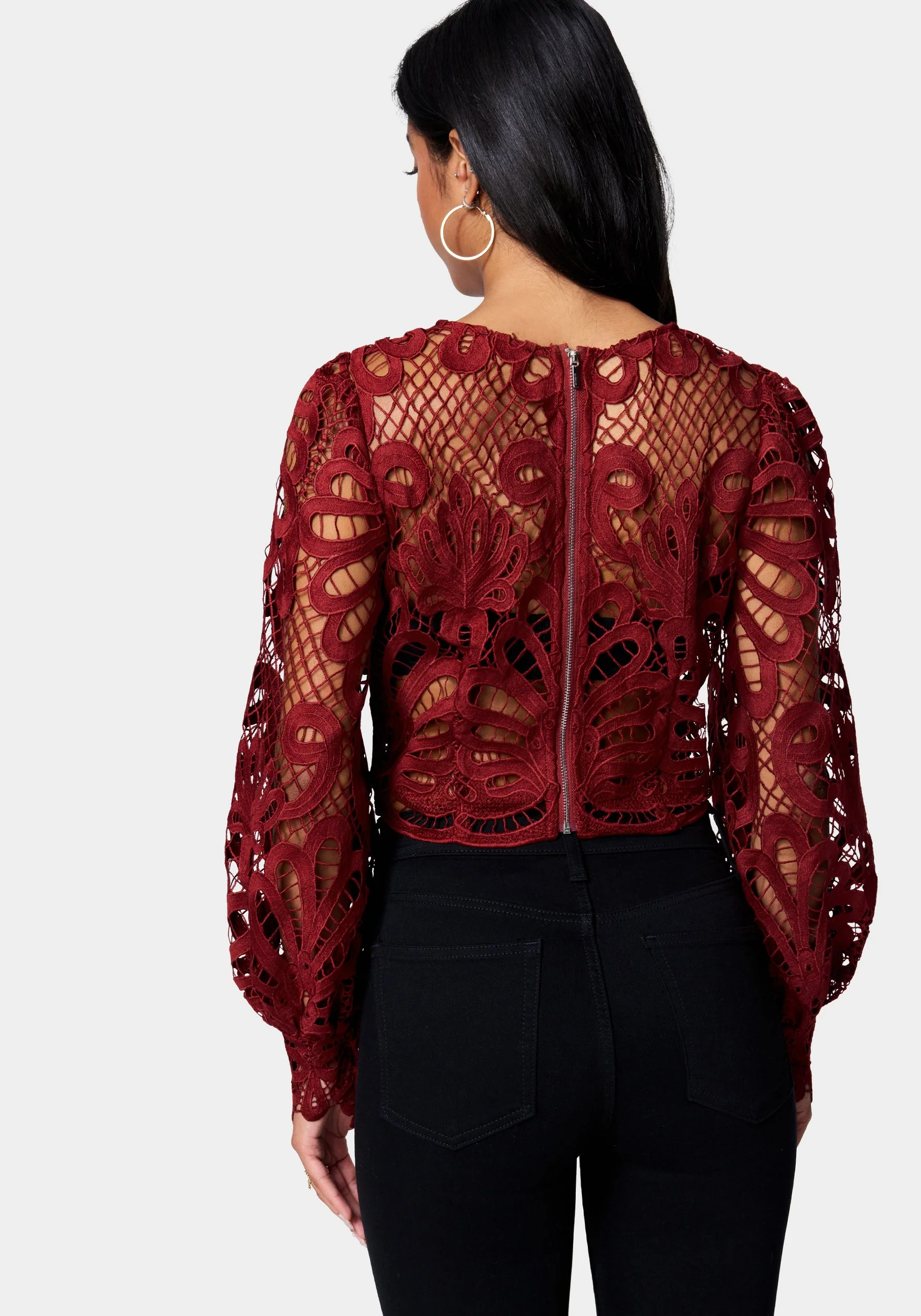 Placement Lace Blouse - Image 3