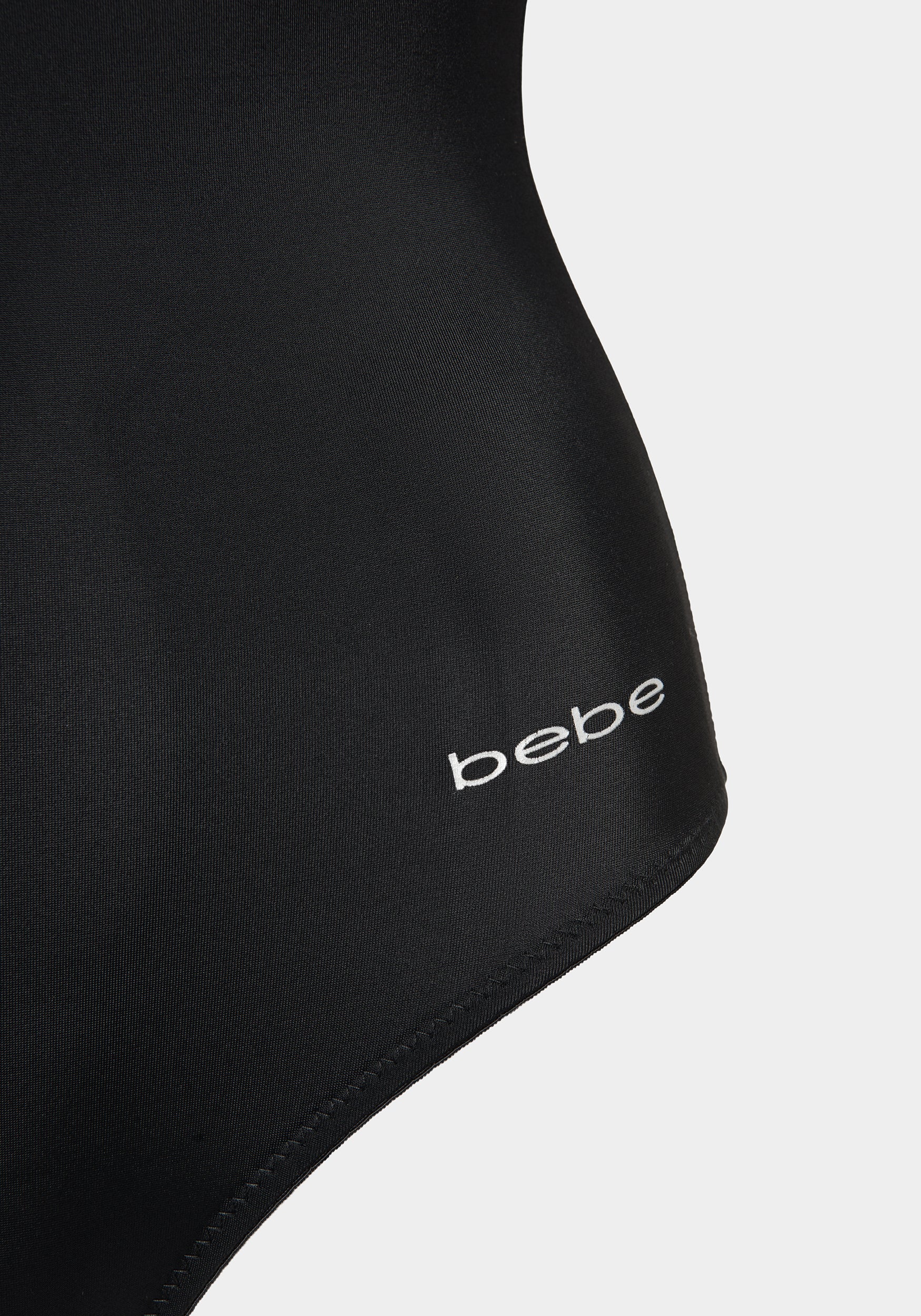Extreme Plunge Microfiber Shaping Bodysuit - Image 3