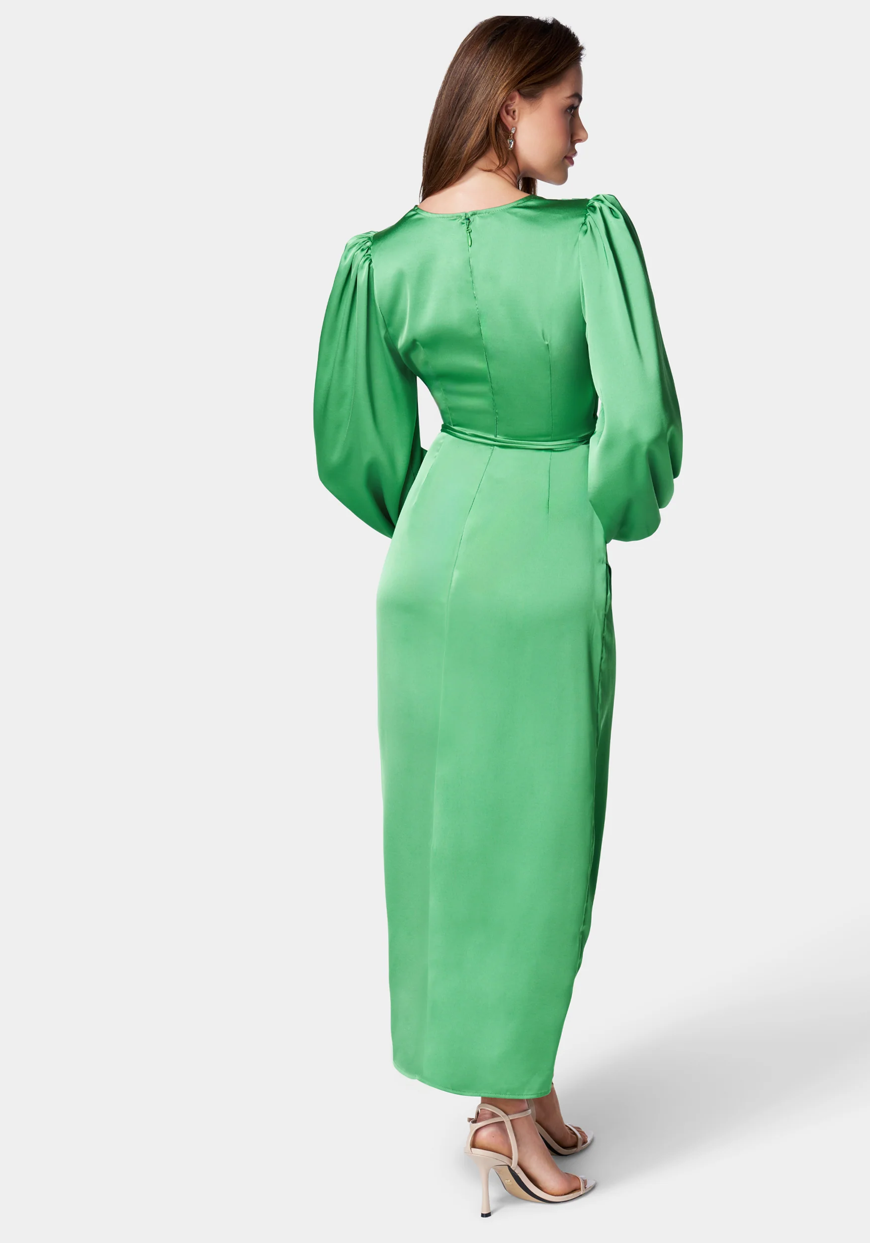 Plunge Neck Tie Front Cutout Dress - Image 3