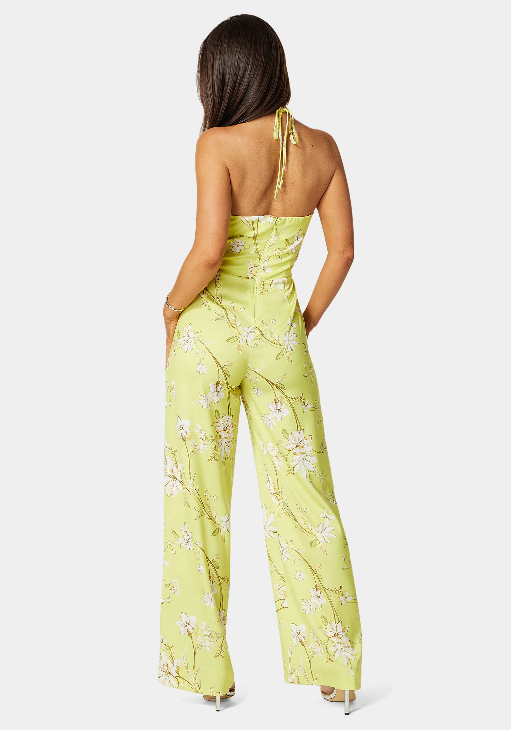 Plunging Cut Out Vneck Jumpsuit - Image 4