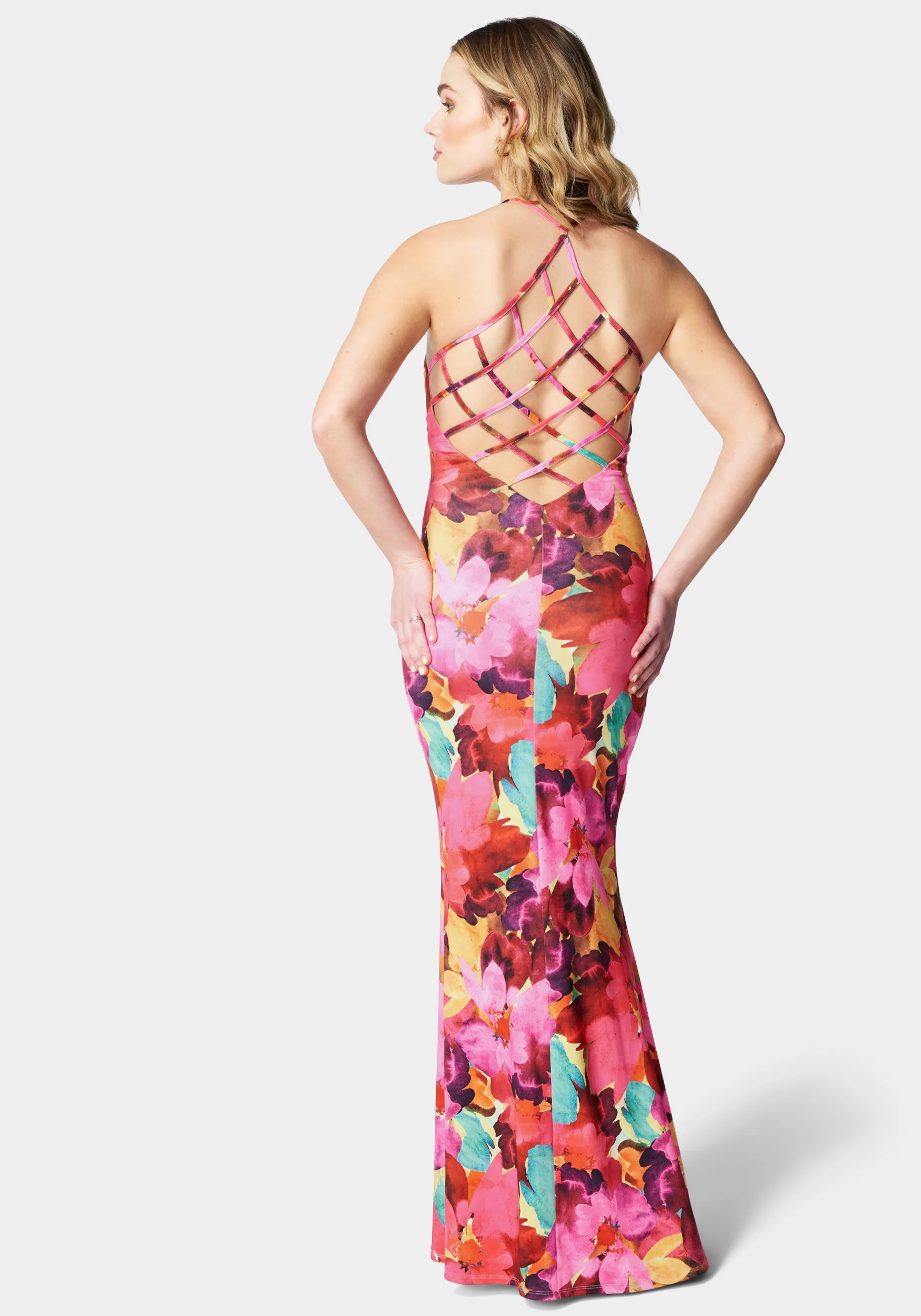 Printed Knit Caged Maxi - Image 2