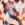 Printed Satin Wrap High Low Dress - Image 5
