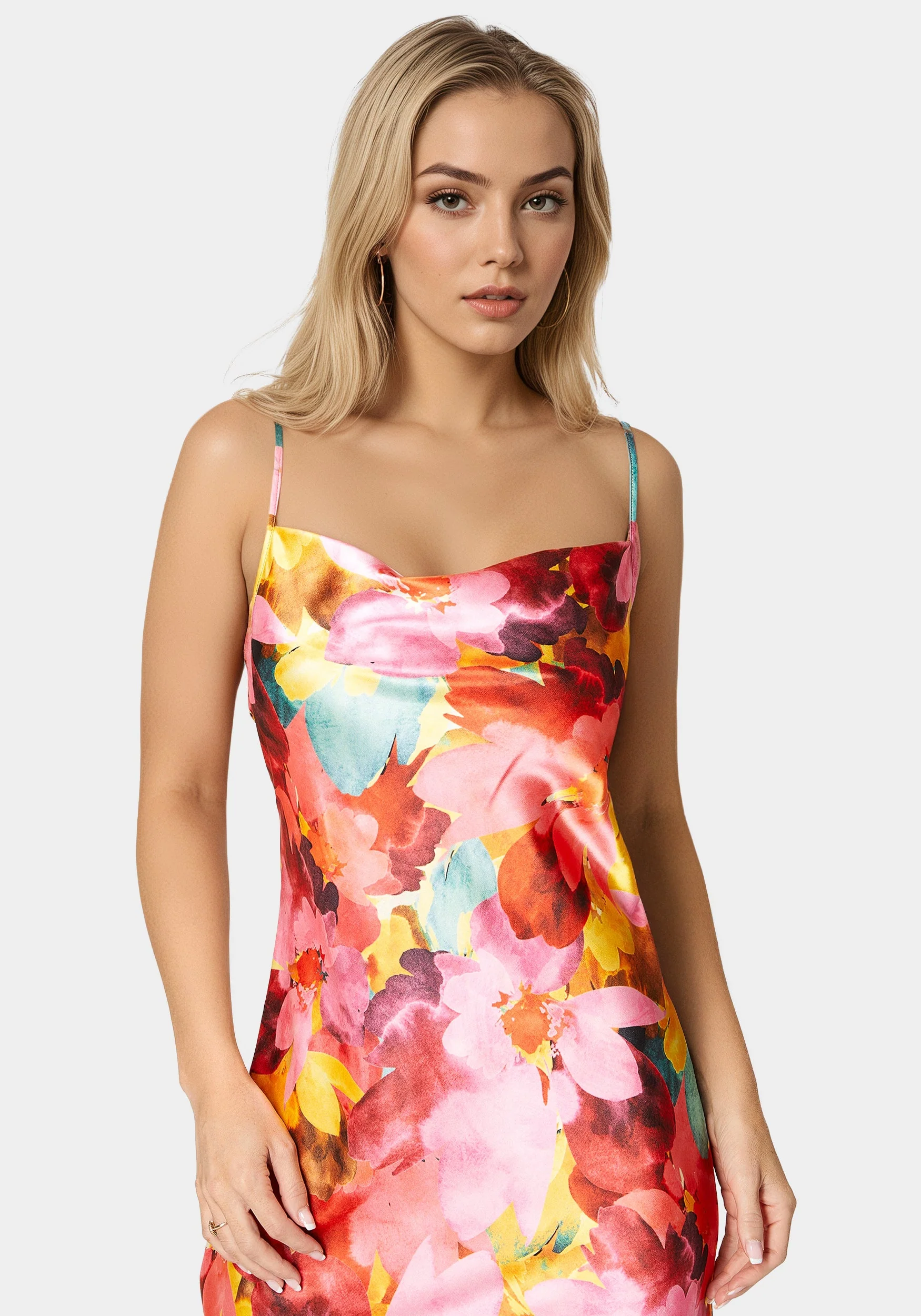 Printed Stain Maxi Dress - Image 4