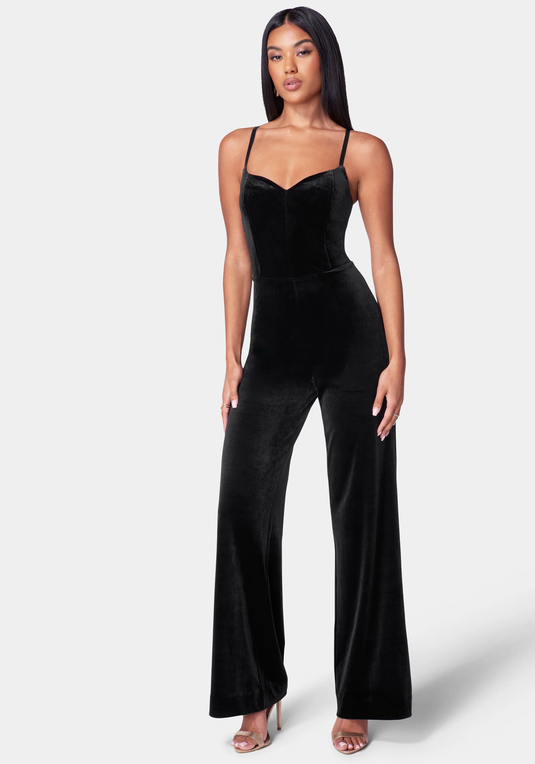 Removable Ruffle Top Wide Leg Jumpsuit - Image 5