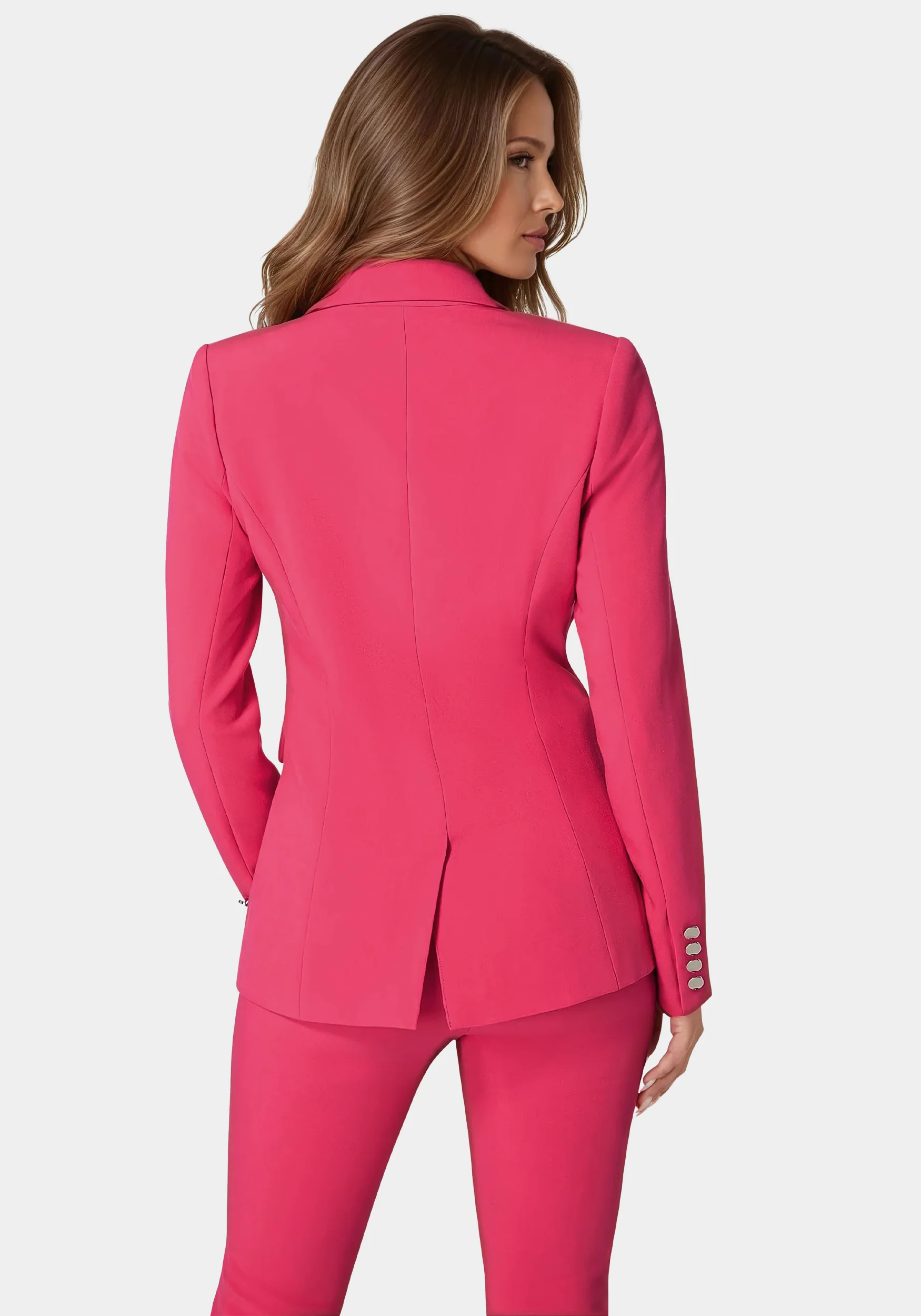 Rhinestone Fringe Tailored Blazer - Image 3