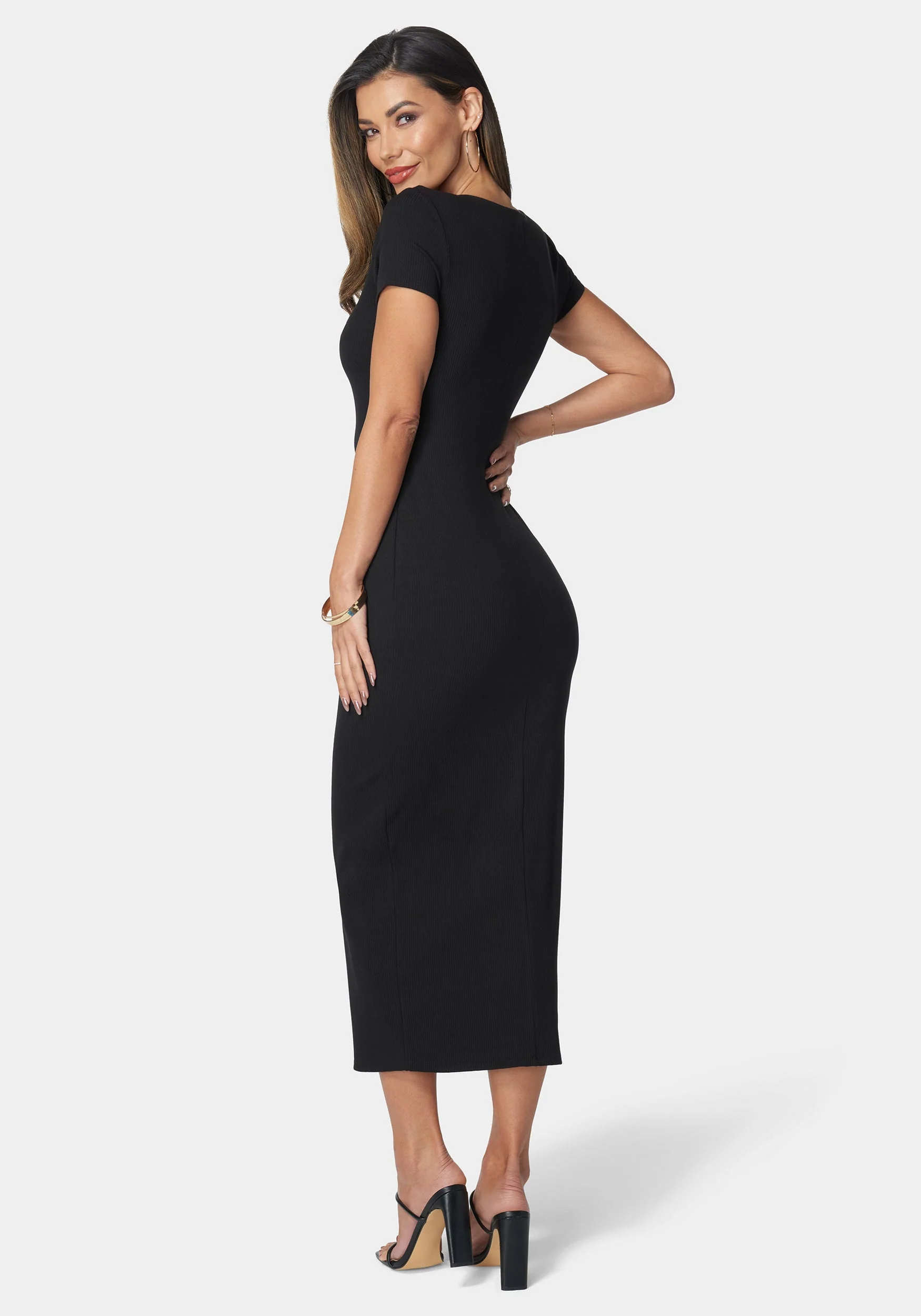 Rib Maxi T-Shirt Dress - Image 3