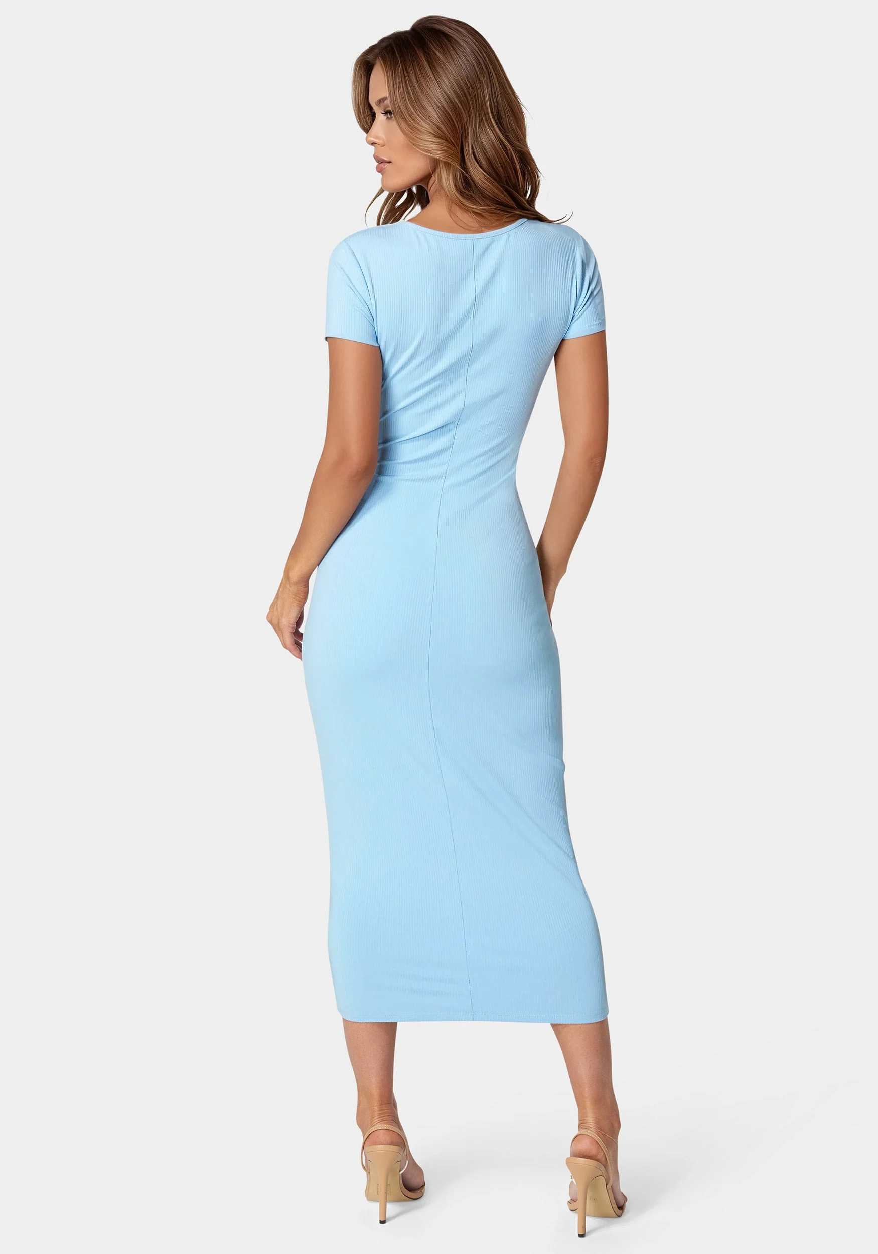 Rib Maxi T-Shirt Dress - Image 4