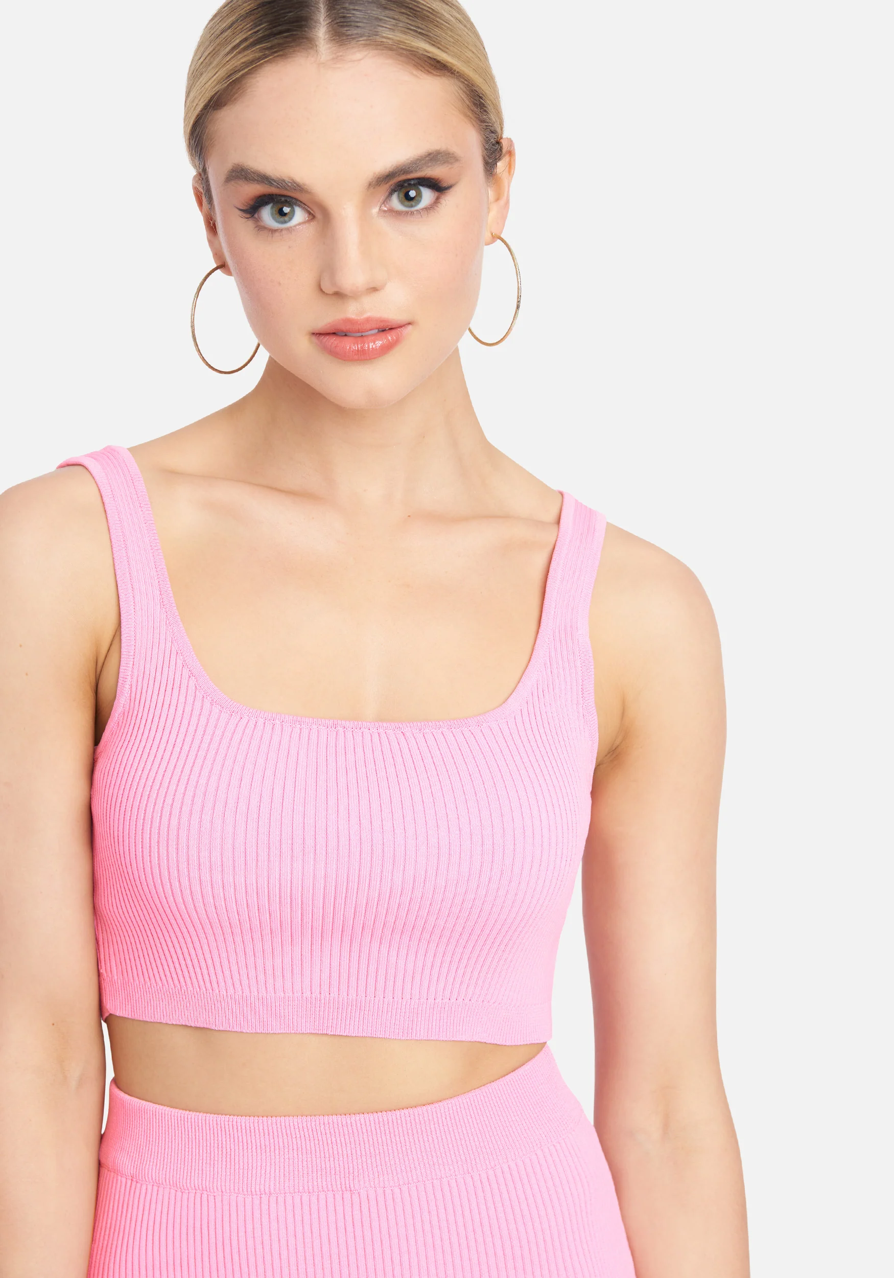 Rib Two Piece Dress - Image 4