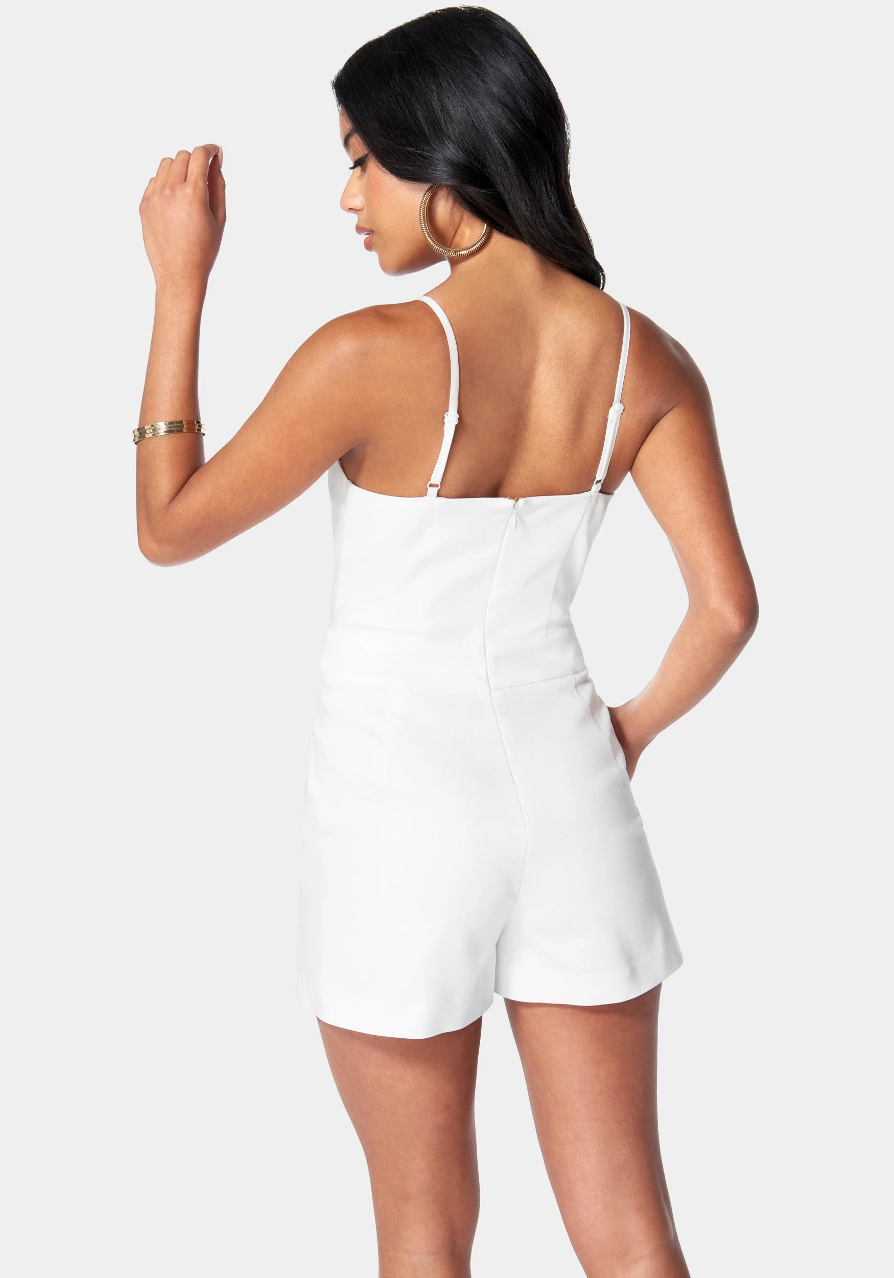 Ring Front Keyhole Romper - Image 3