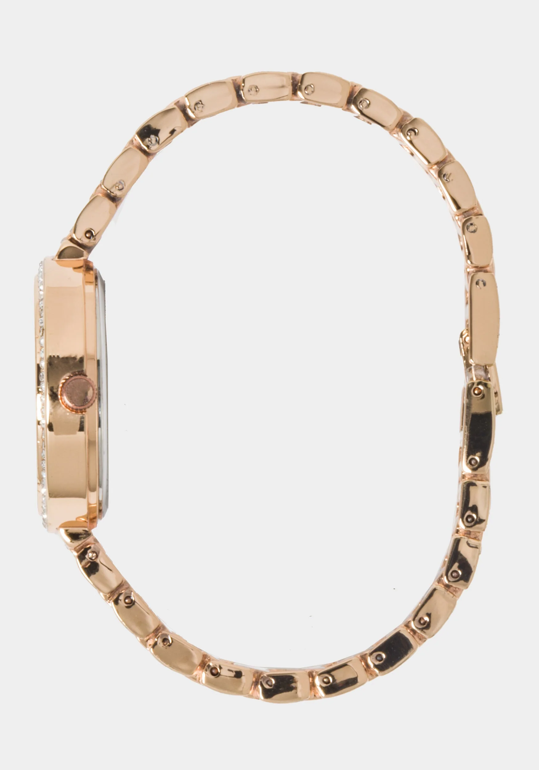 Rose Dial Crystal Bezel Watch - Image 3