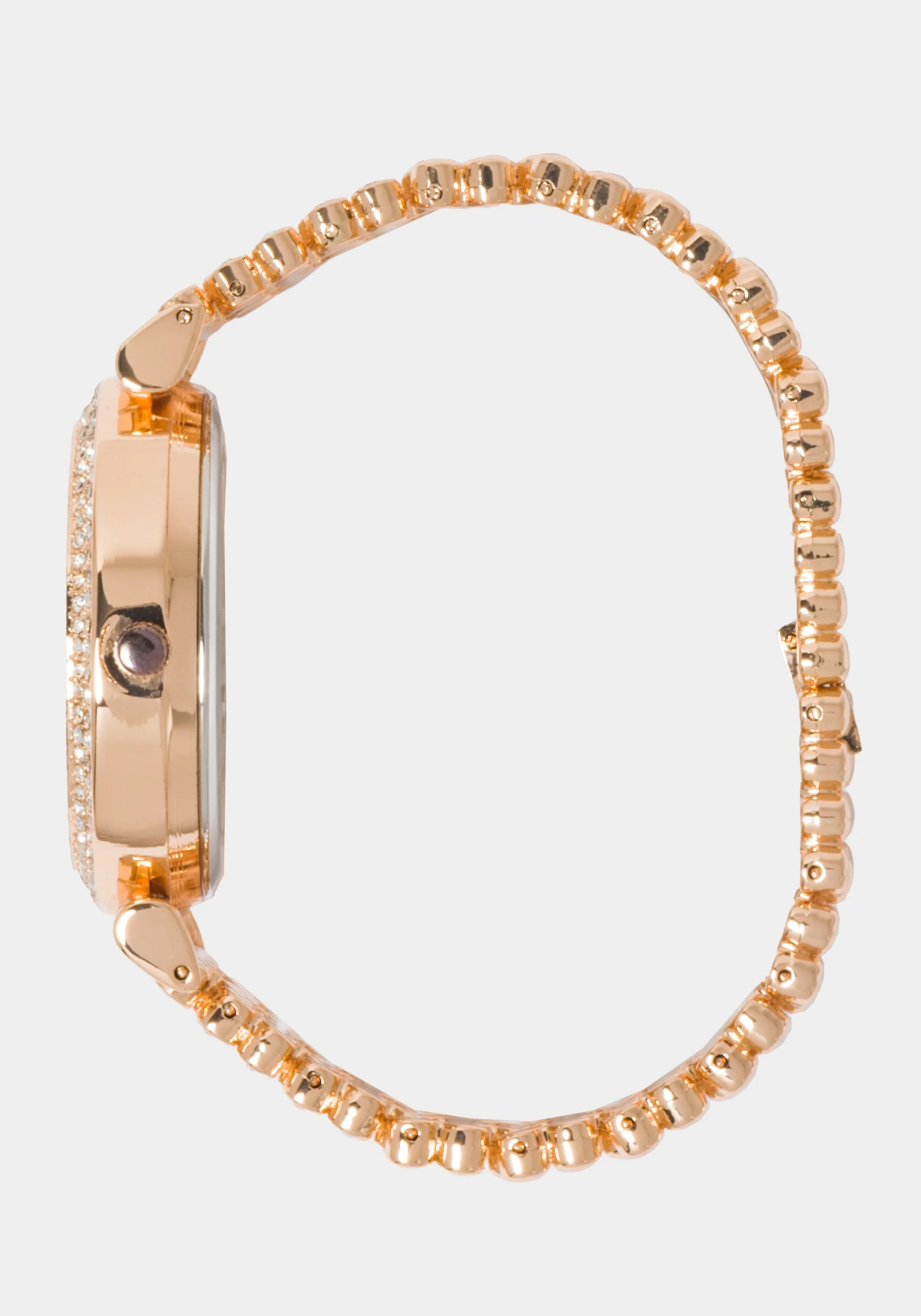 Rose Dial Crystal Bezel Watch - Image 3
