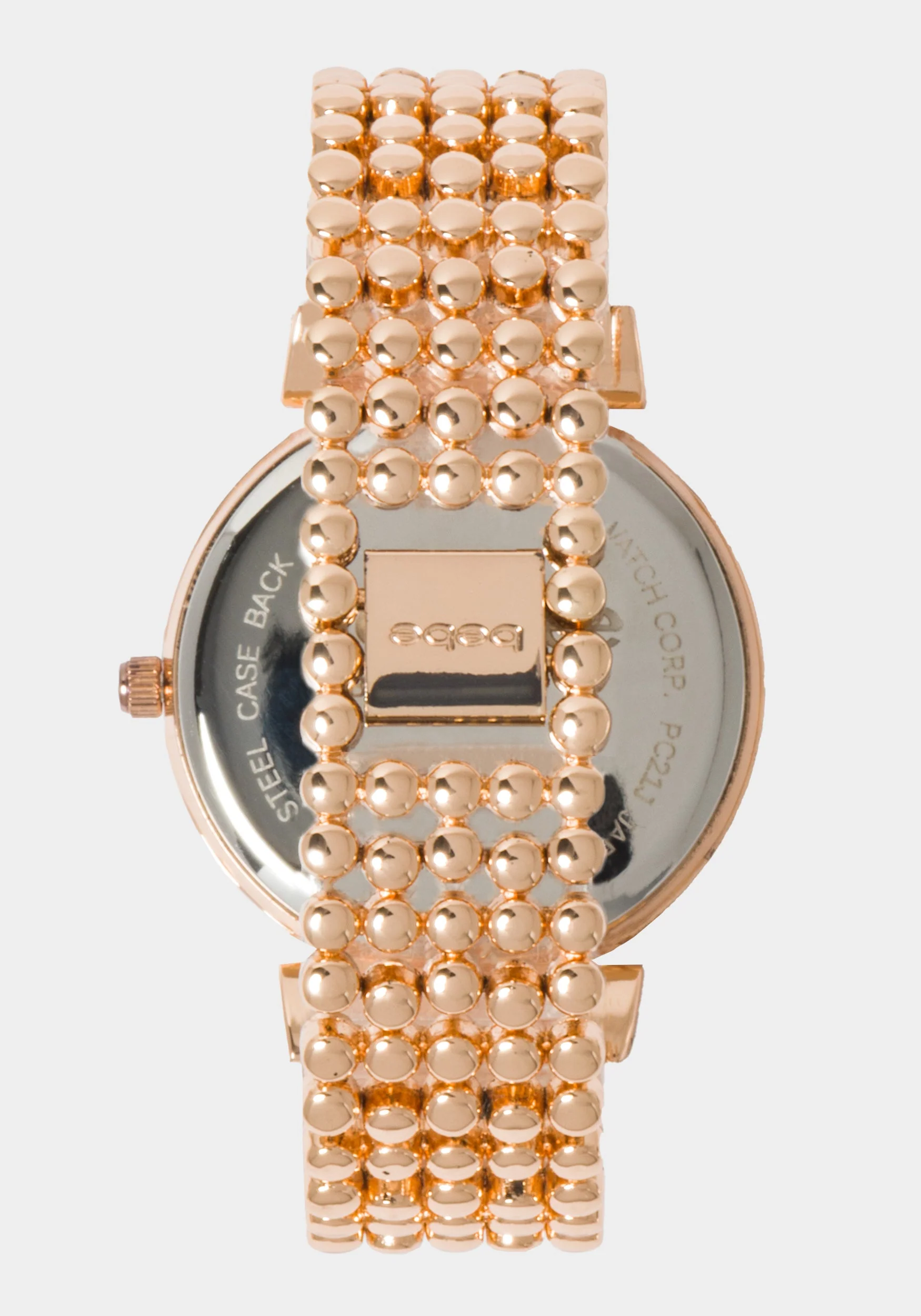 Rose Dial Crystal Bezel Watch - Image 4