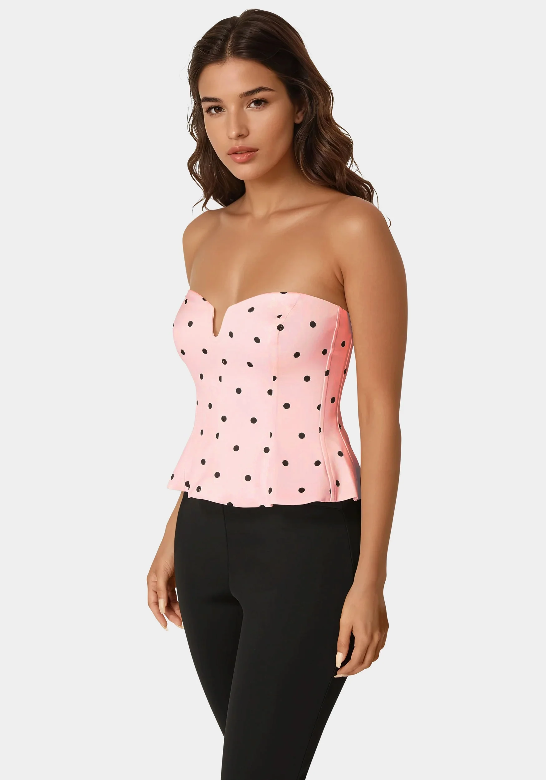 Rosette Satin Corset - Image 3