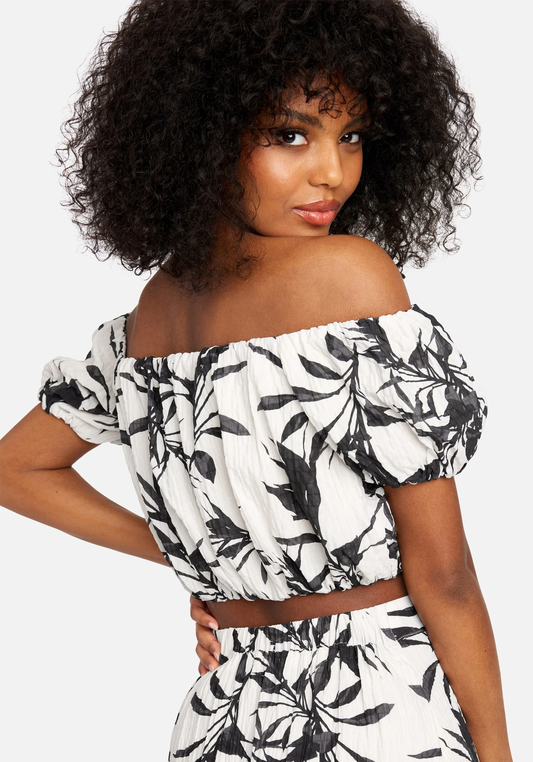 Ruched Off Shoulder Top - Image 3