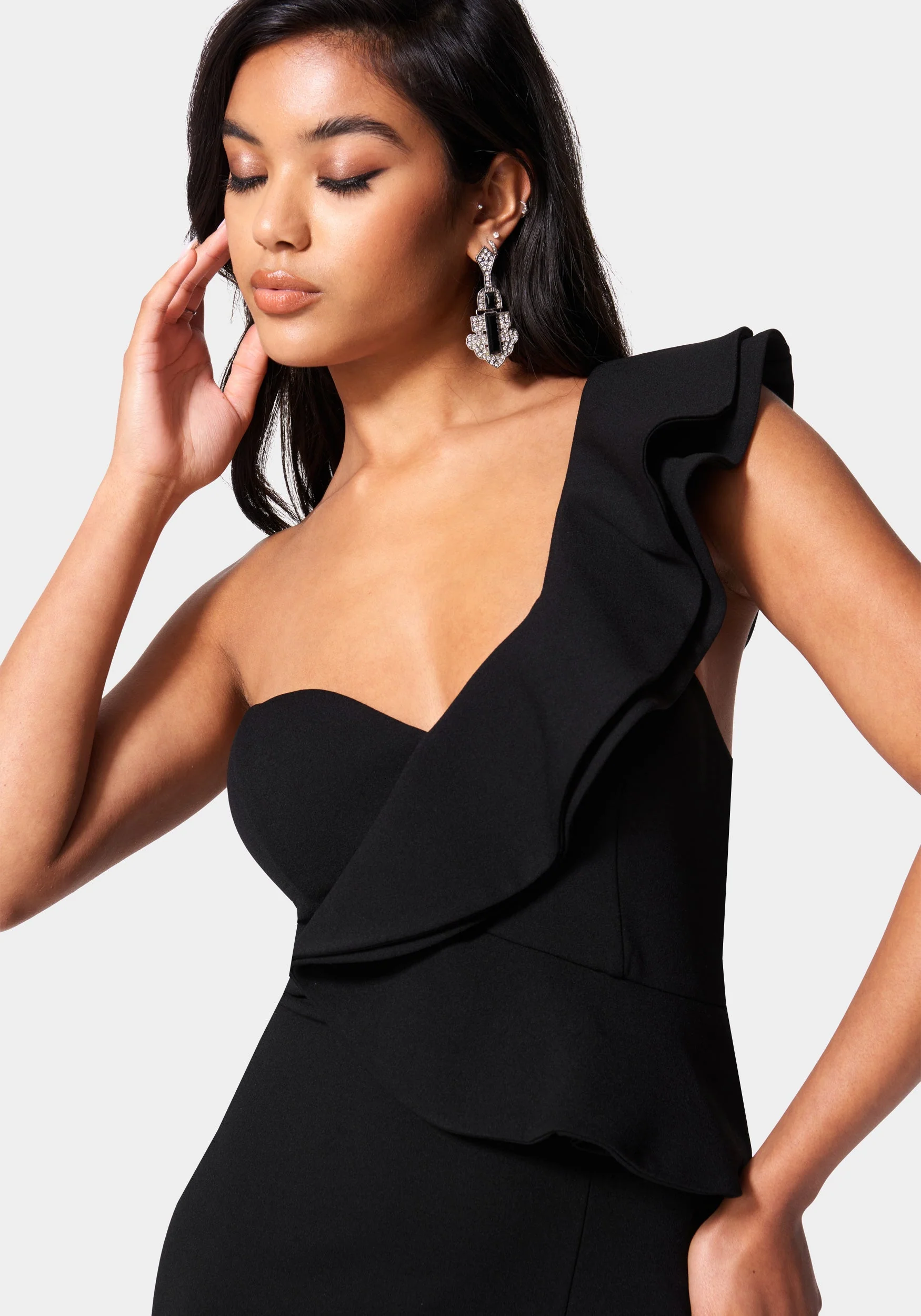Ruffle Sleeve Midi Dress - Image 4