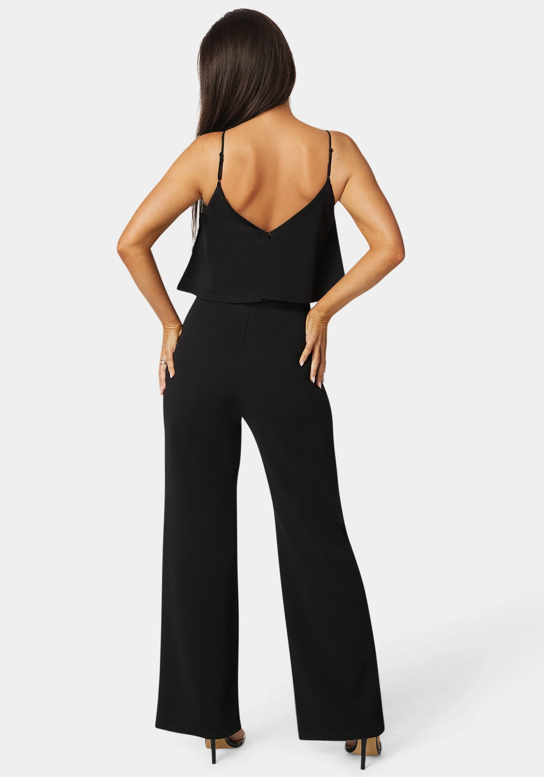 Ruffle Wide Leg Jumpsuit - Image 3