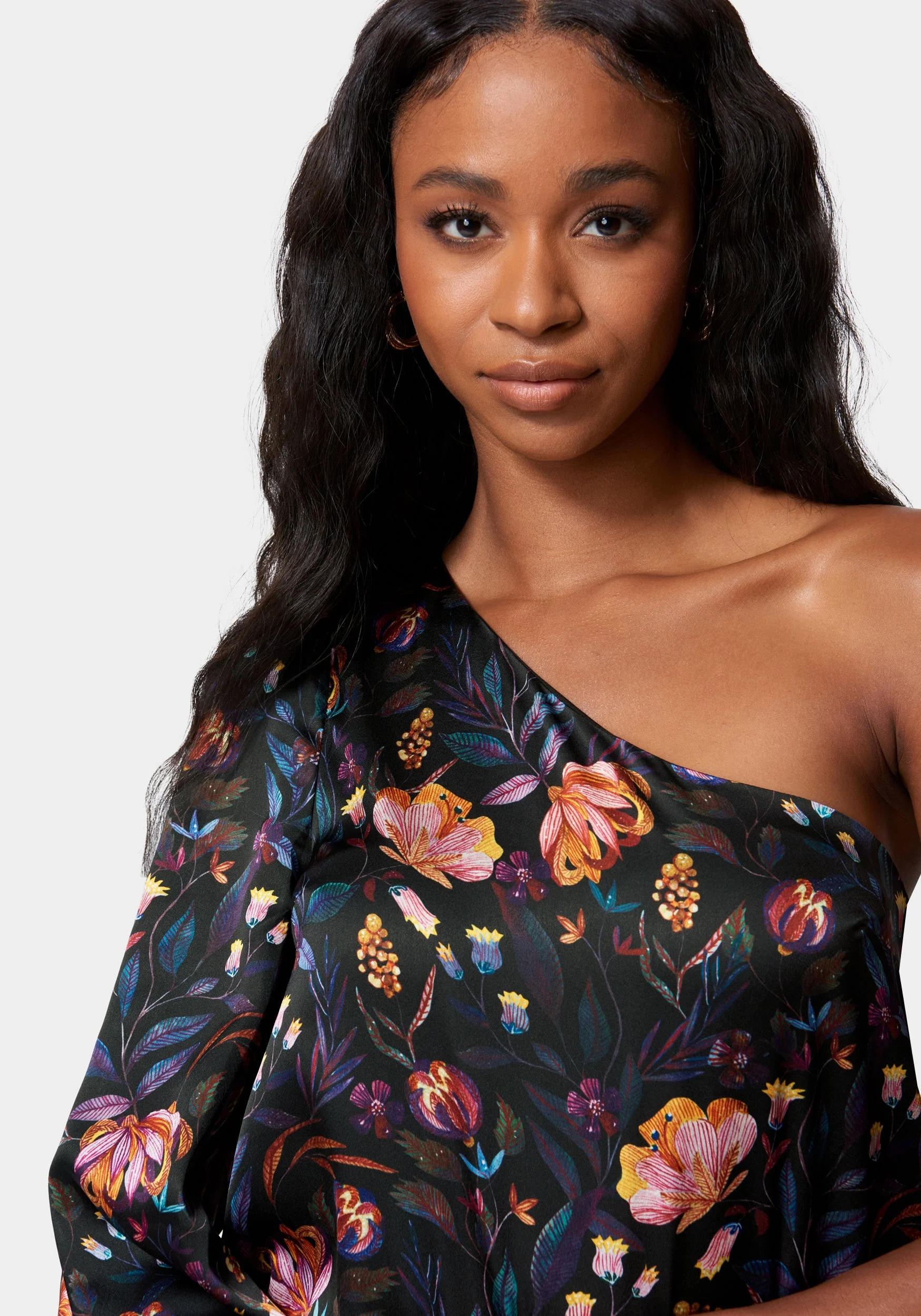 Satin Balloon Sleeve Bodysuit - Image 4