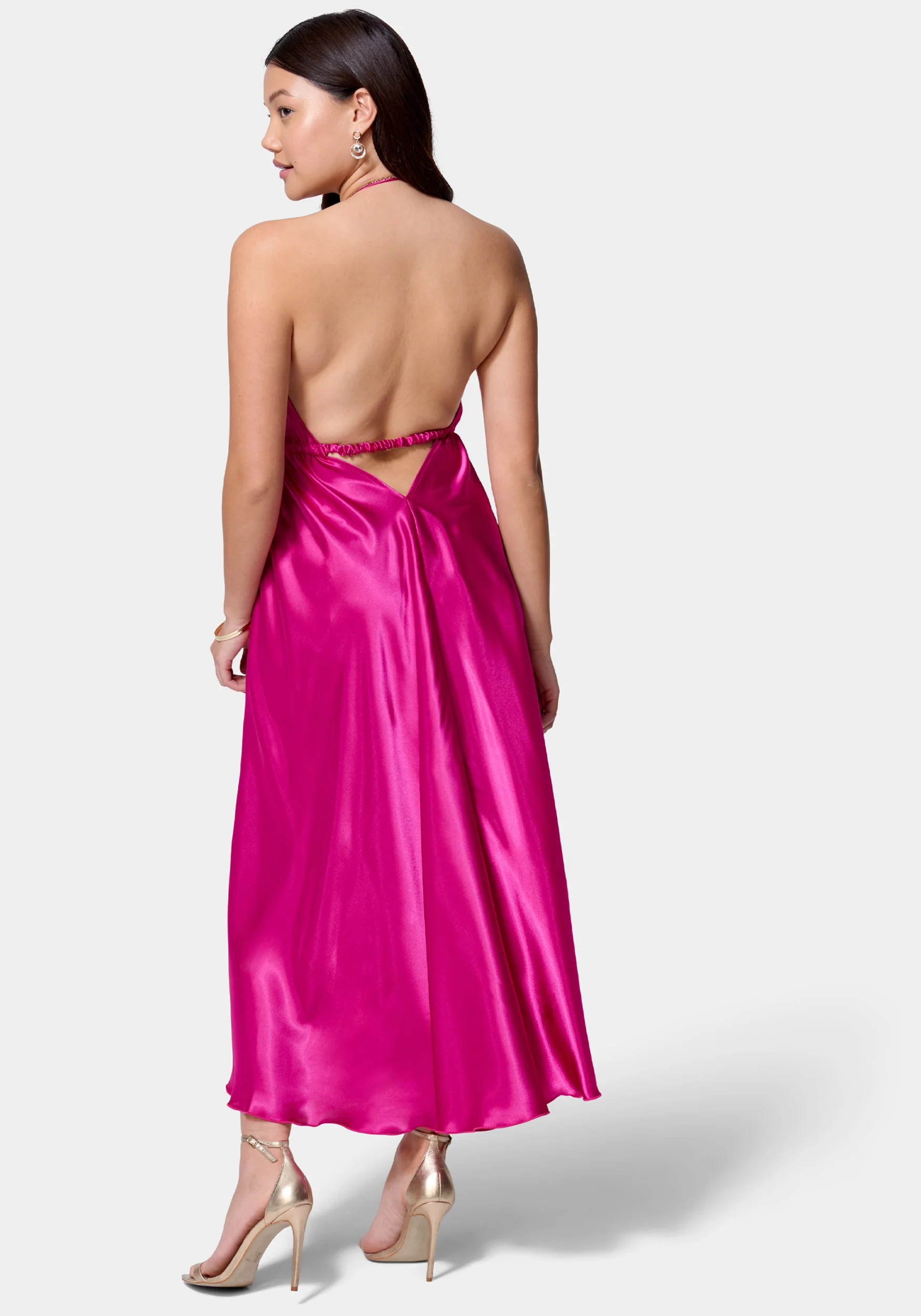Satin Flow Dress - Image 3