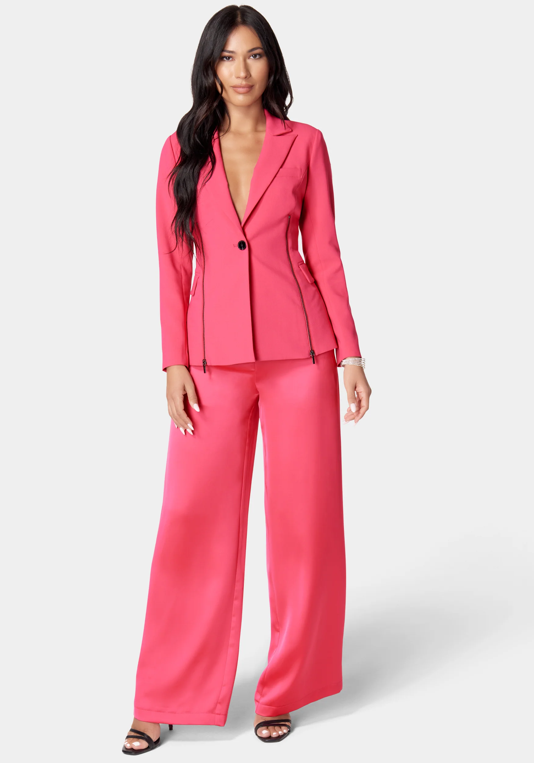 Satin Wide Leg Pant - Image 2
