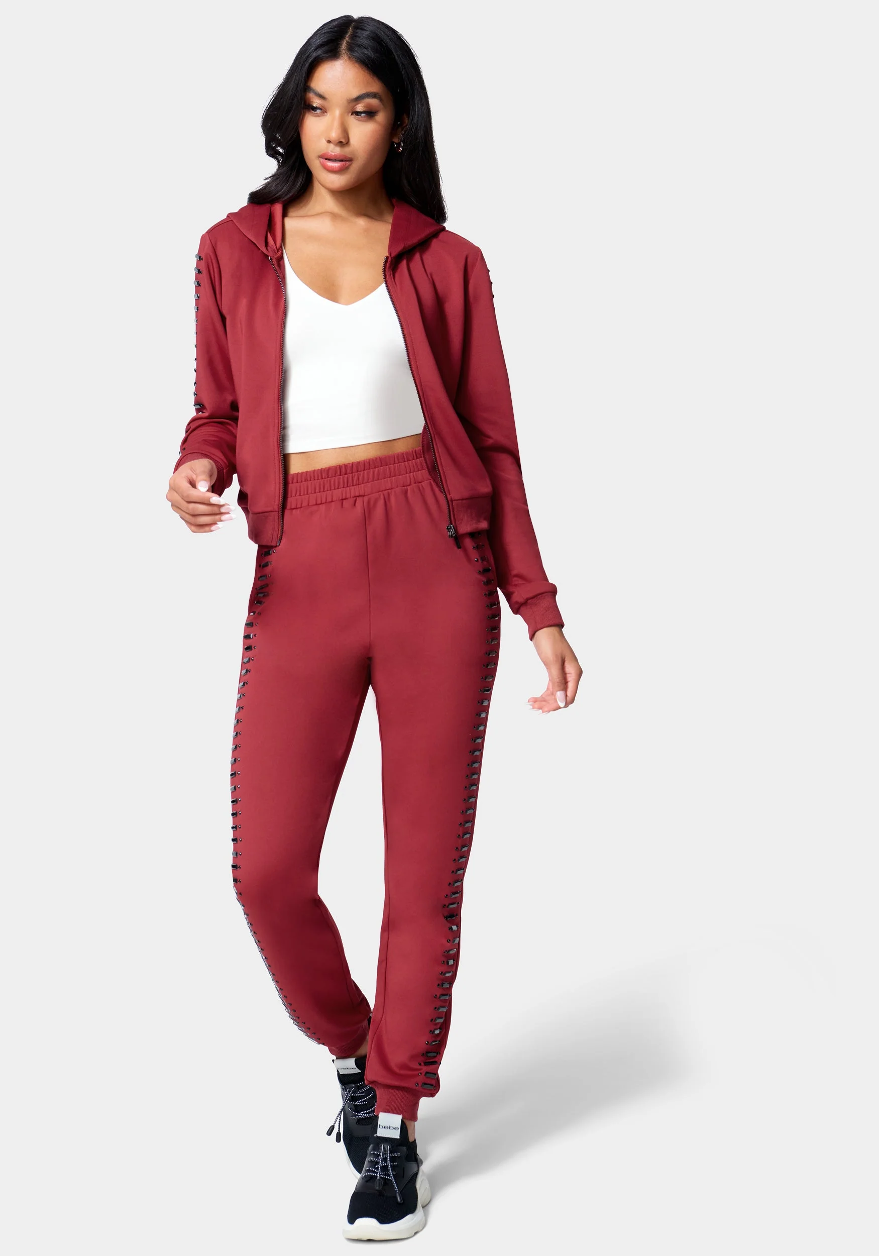 Scuba Embellished Zip Up Hoodie - Image 2