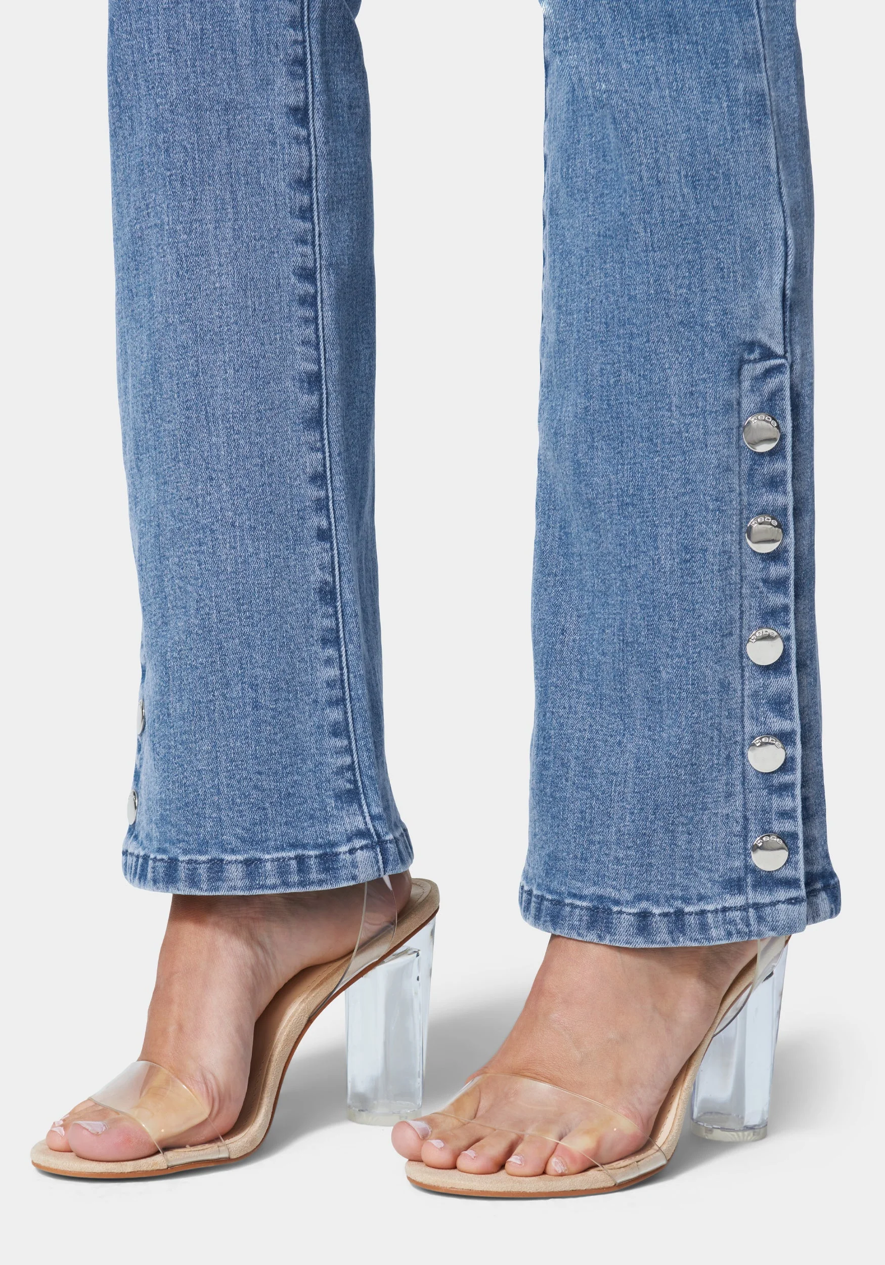 Side Snap Flared Jean - Image 4