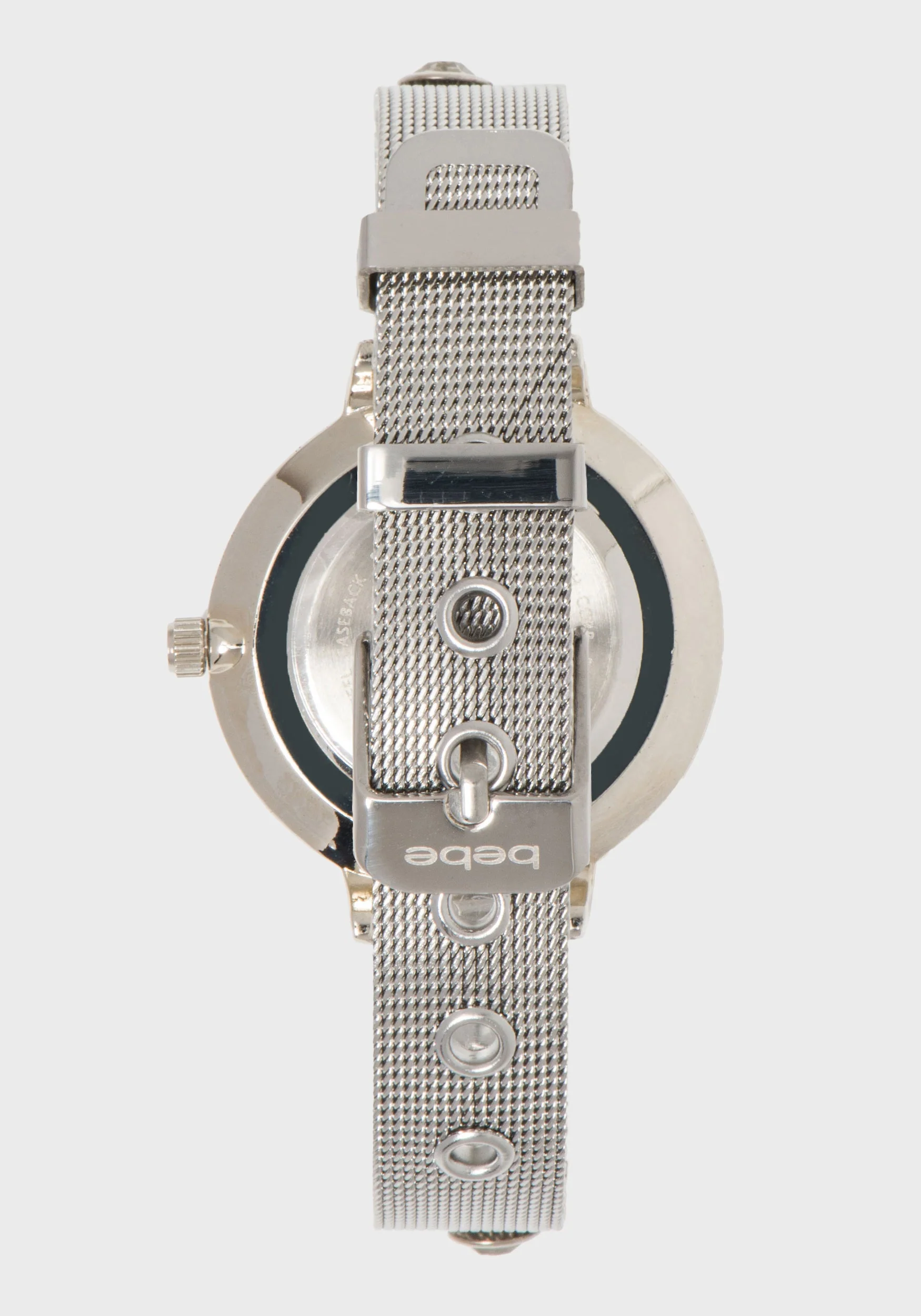 Silver Crystal Band Watch - Image 4