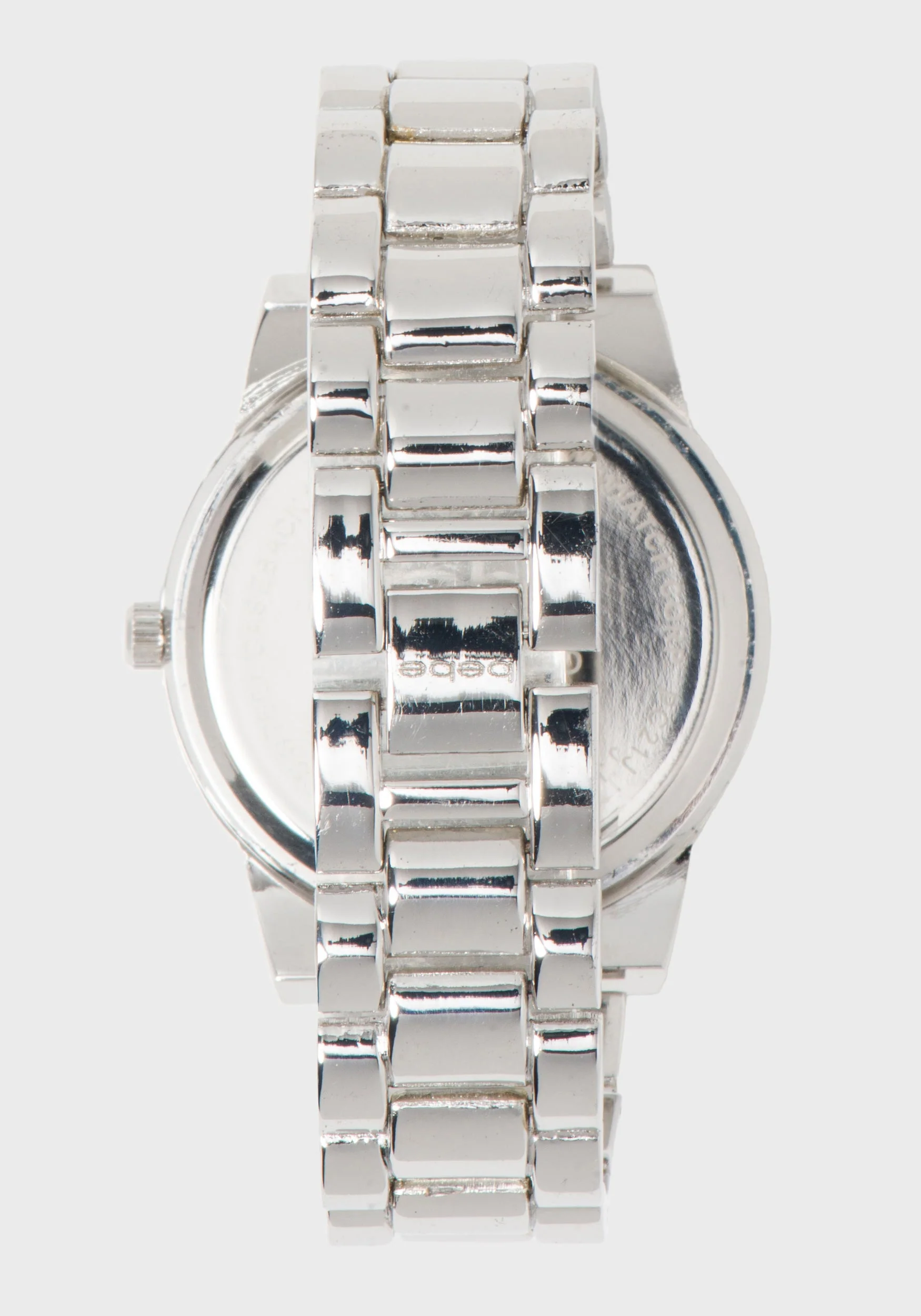 Silver Crystal Bezel Watch - Image 3