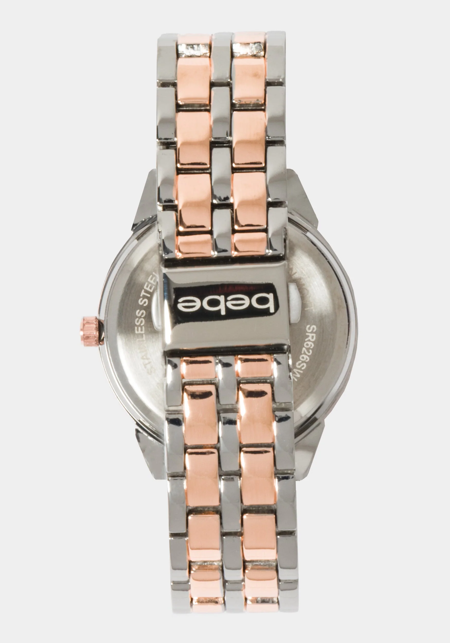 Silver Dial Crystal Bezel Watch - Image 3