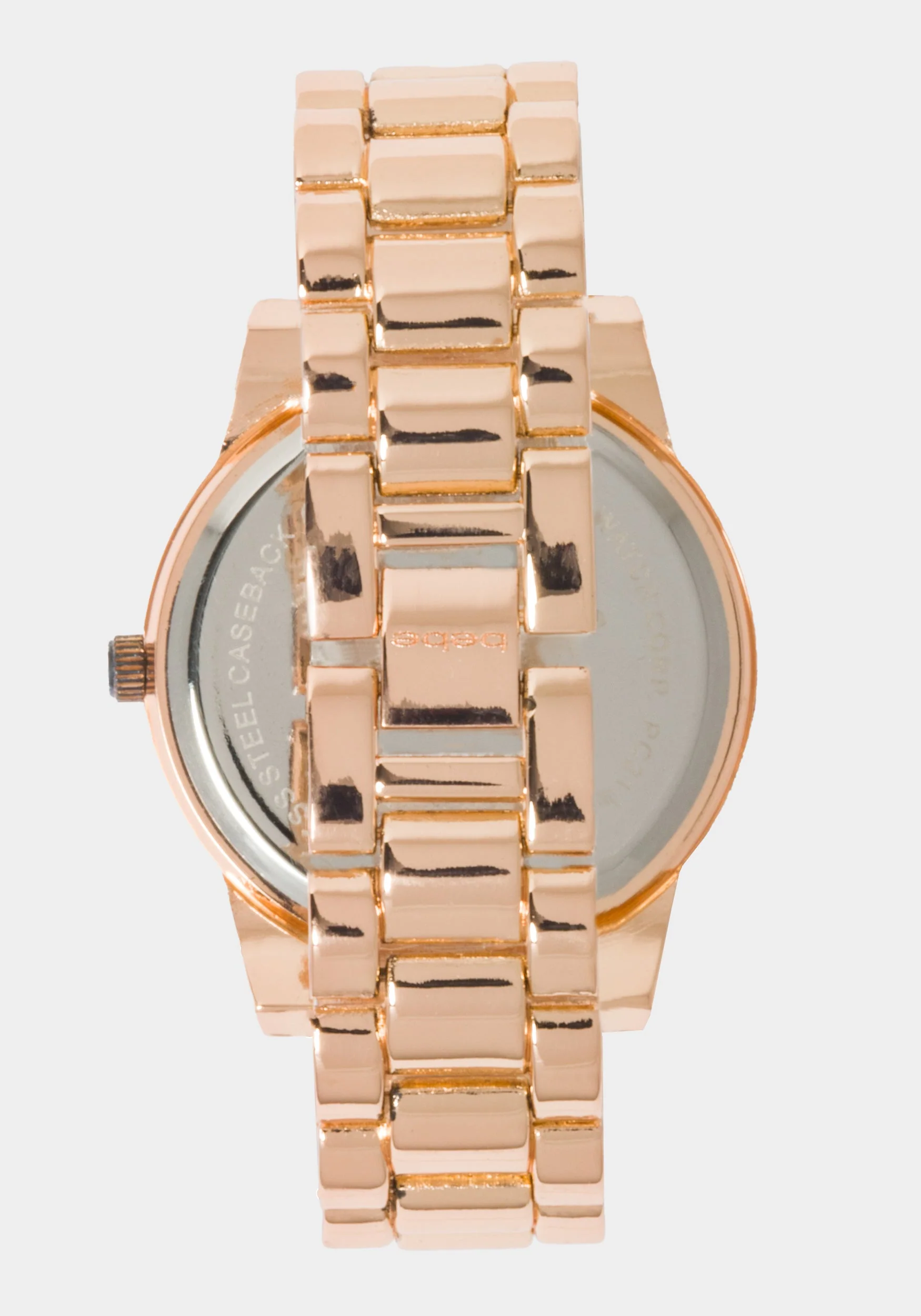 Silver Dial Crystal Bezel Watch - Image 3