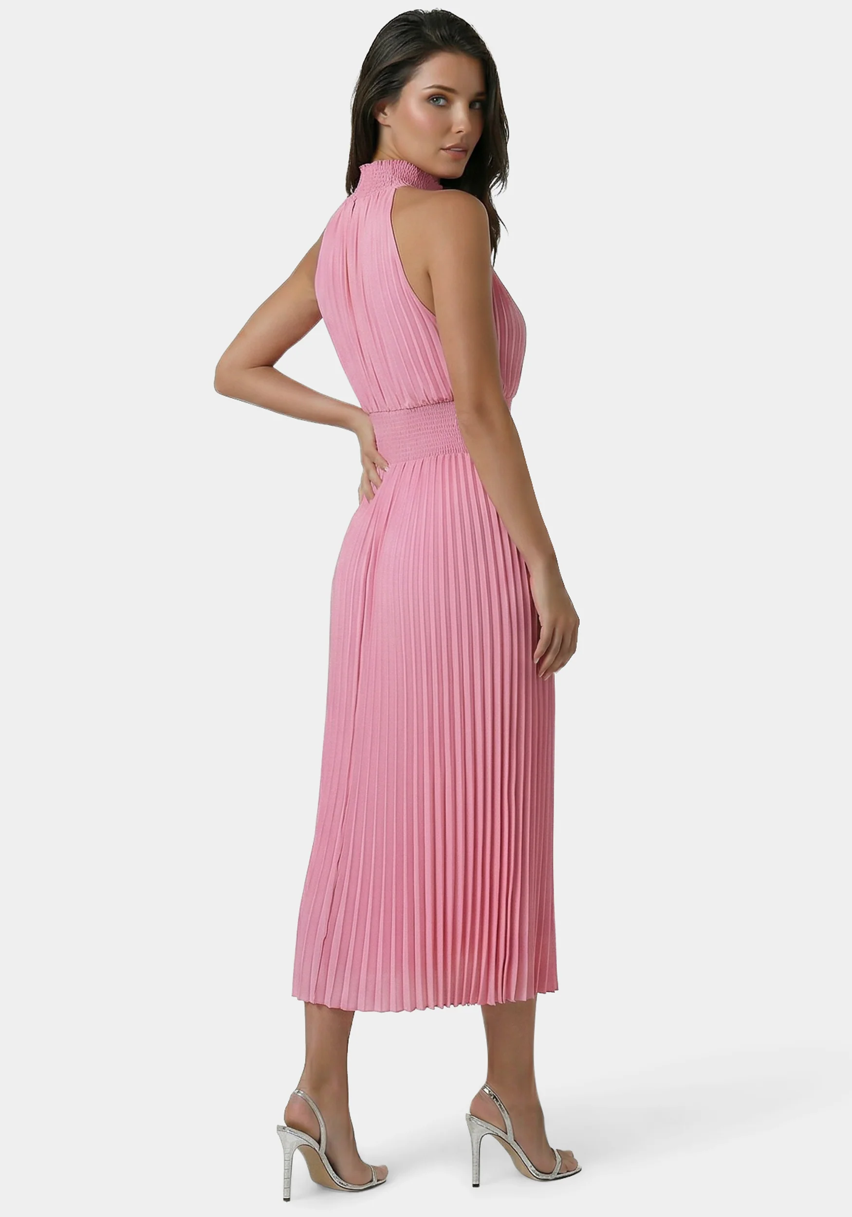 Sleeveless Pleated Dress - Image 3