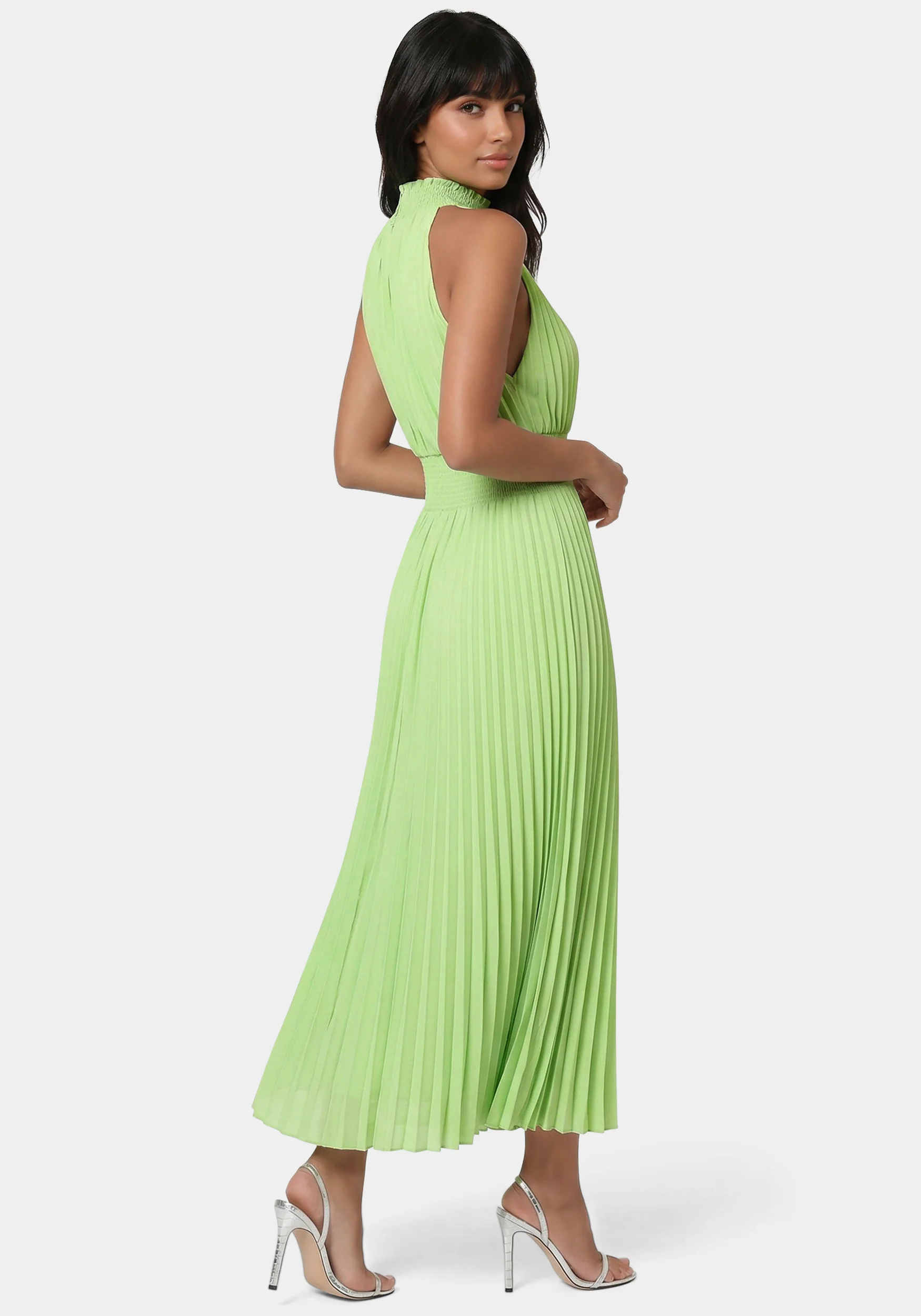 Sleeveless Pleated Dress - Image 3