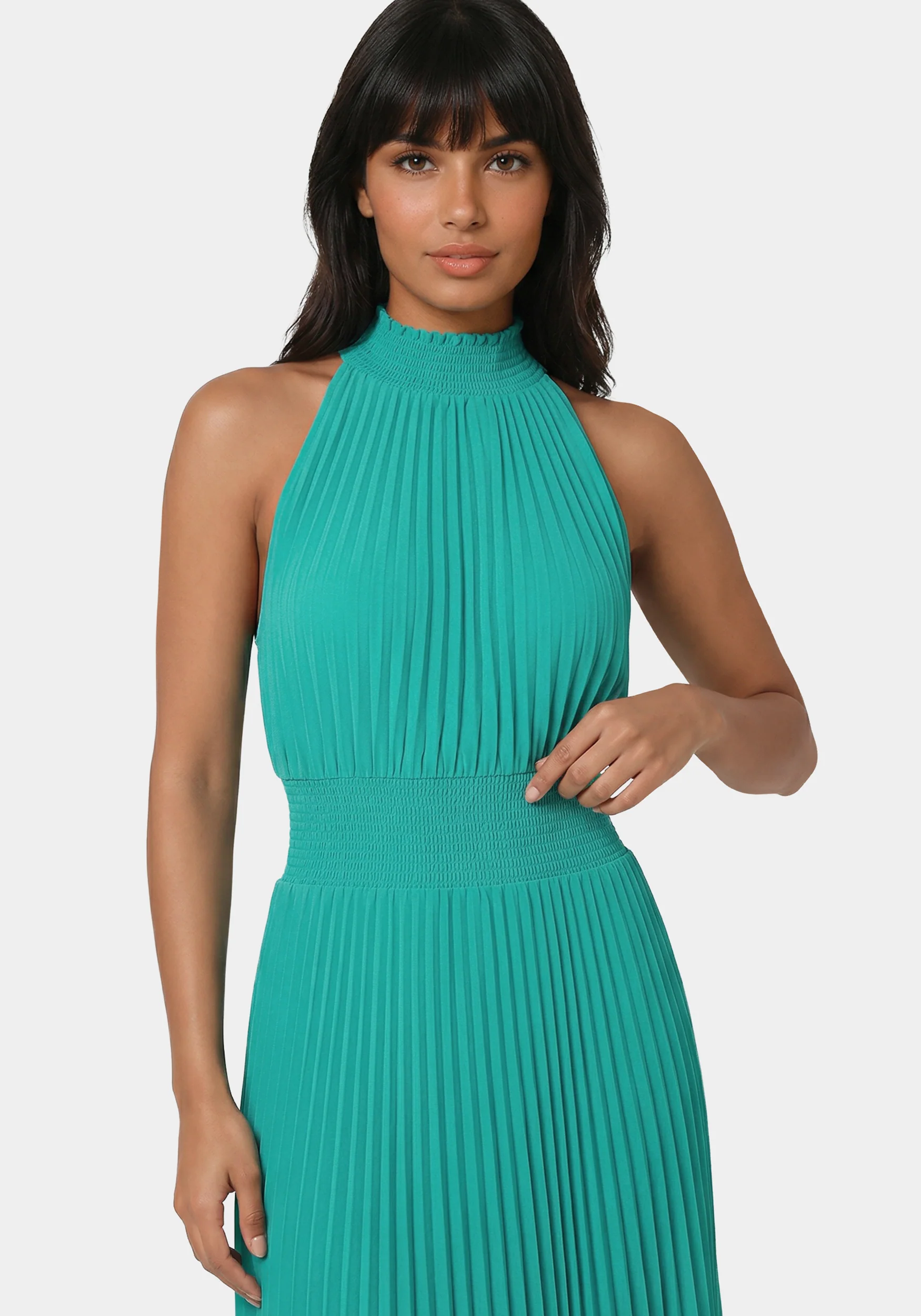 Sleeveless Pleated Dress - Image 4