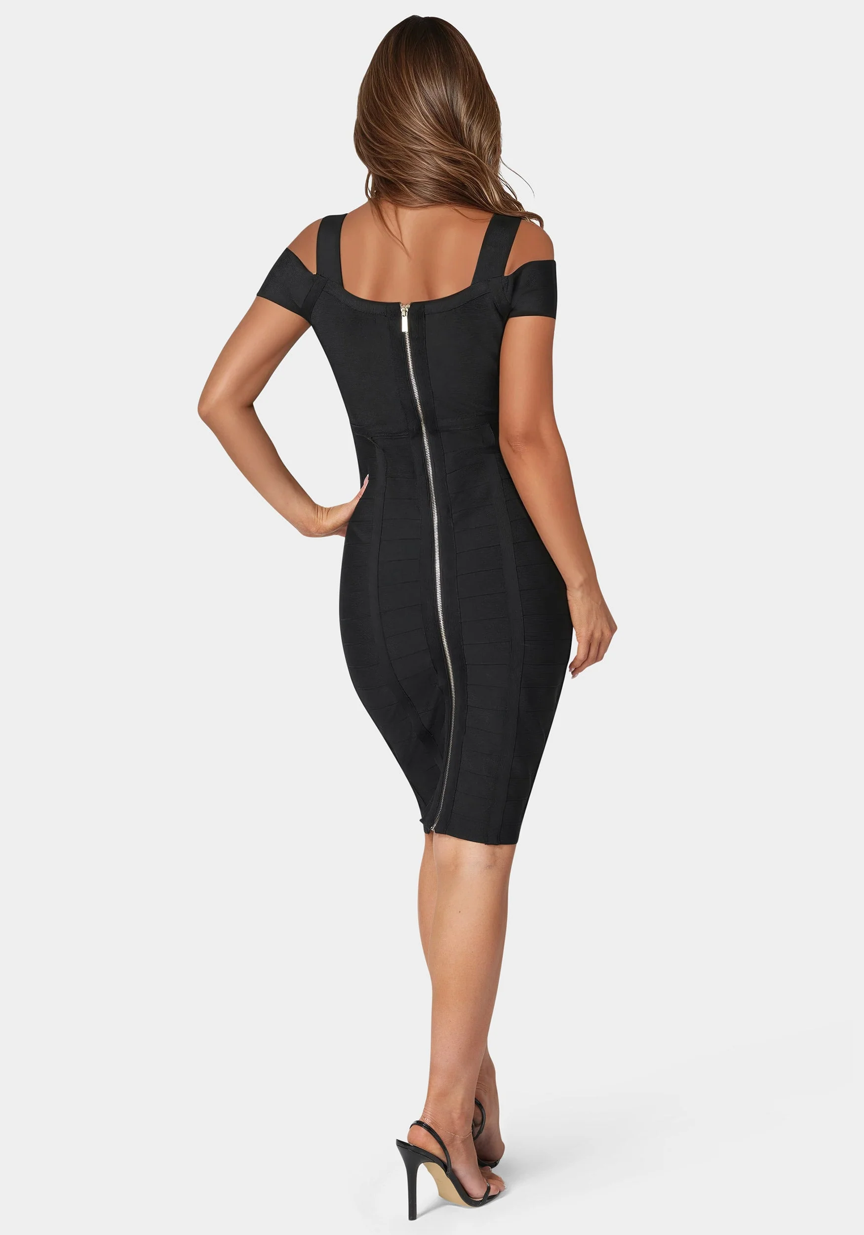 Slim Midi Bandage Dress - Image 3
