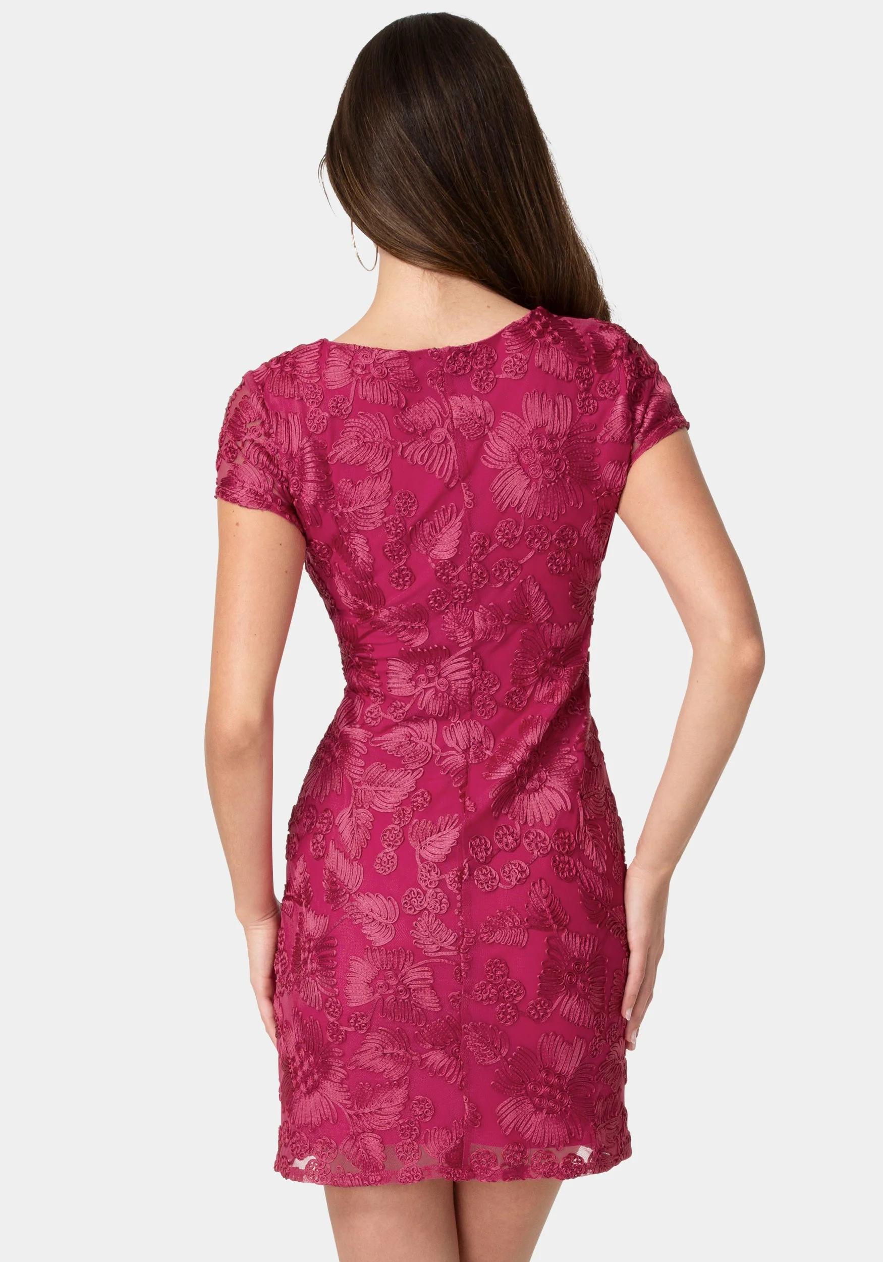 Soutache Short Sleeve Dress - Image 3