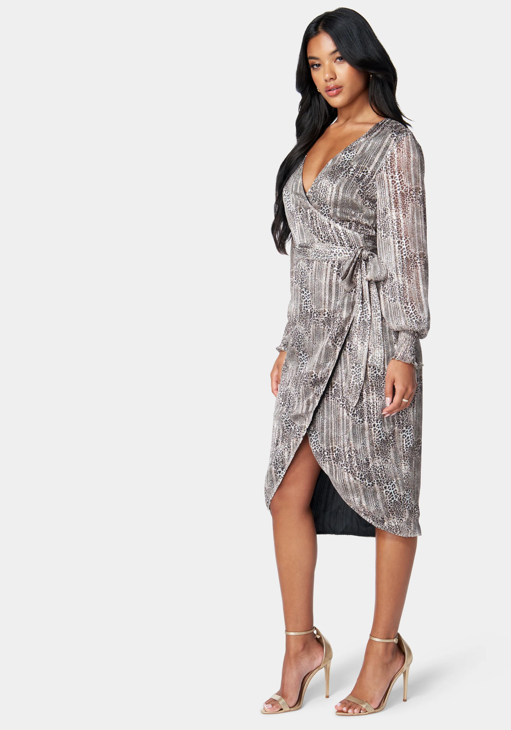 Sparkle Wrap Dress - Image 2