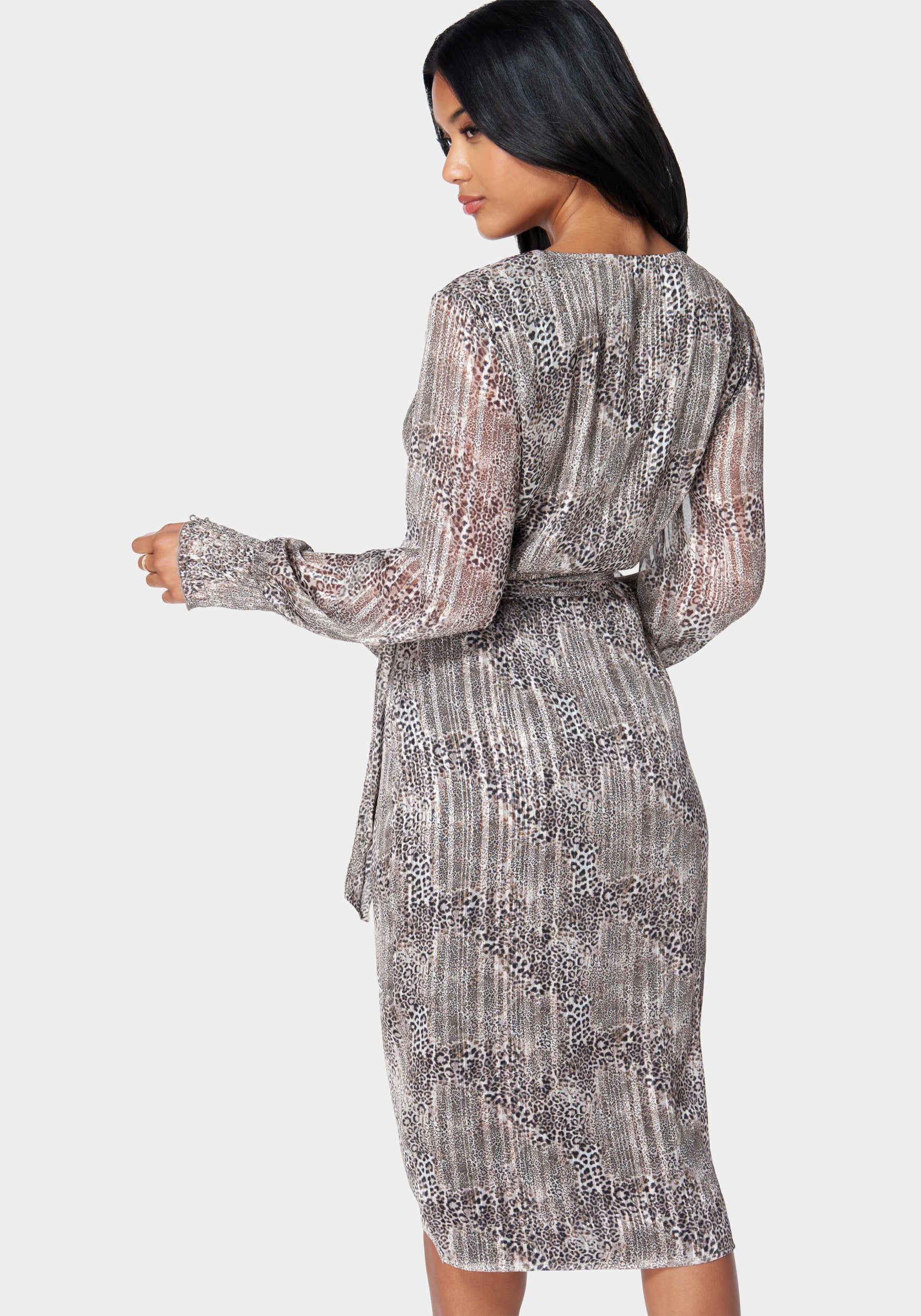 Sparkle Wrap Dress - Image 3