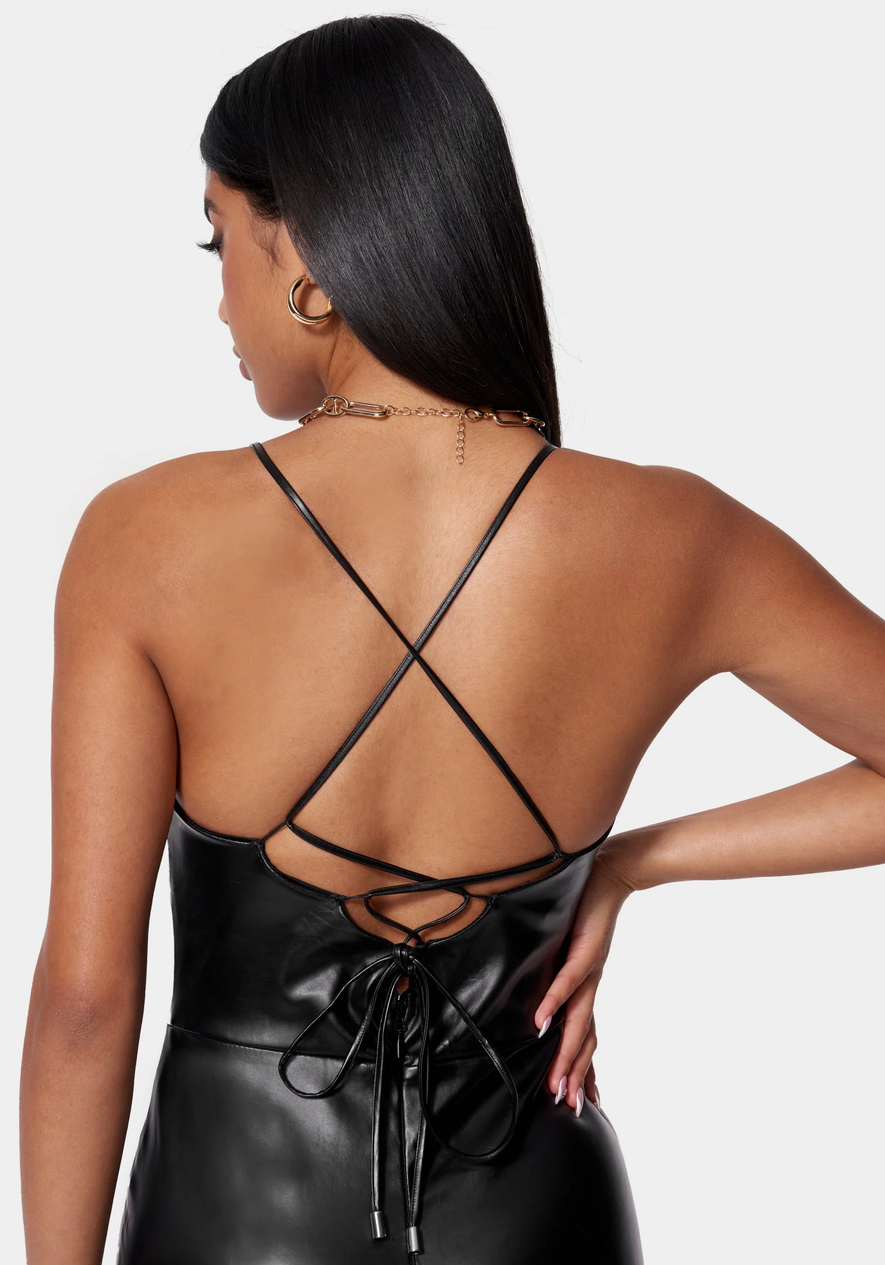 Strappy Back Straight Leg Jumpsuit - Image 4