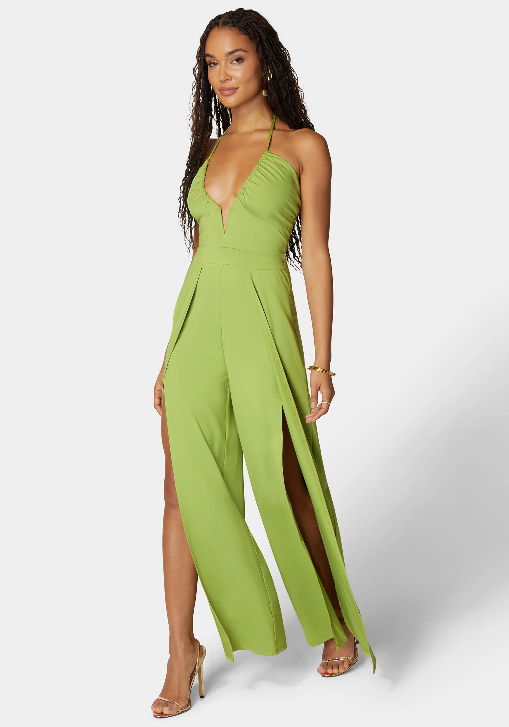 Strappy Slit Leg Jumpsuit - Image 2