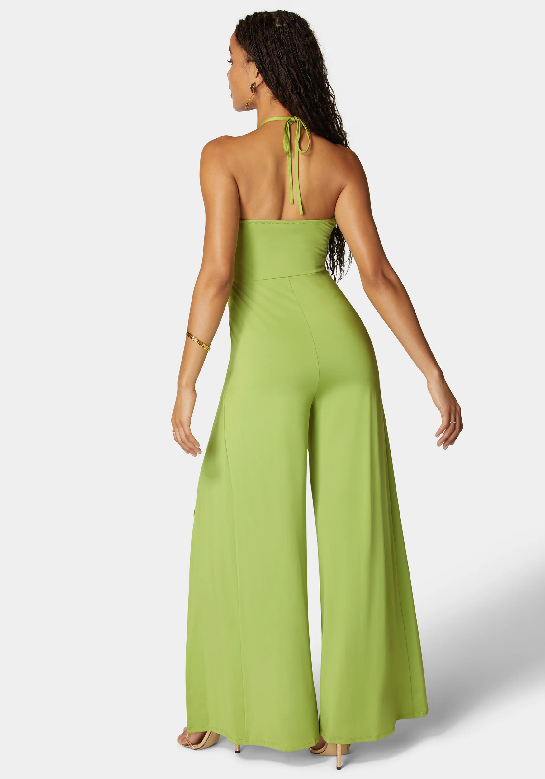 Strappy Slit Leg Jumpsuit - Image 3